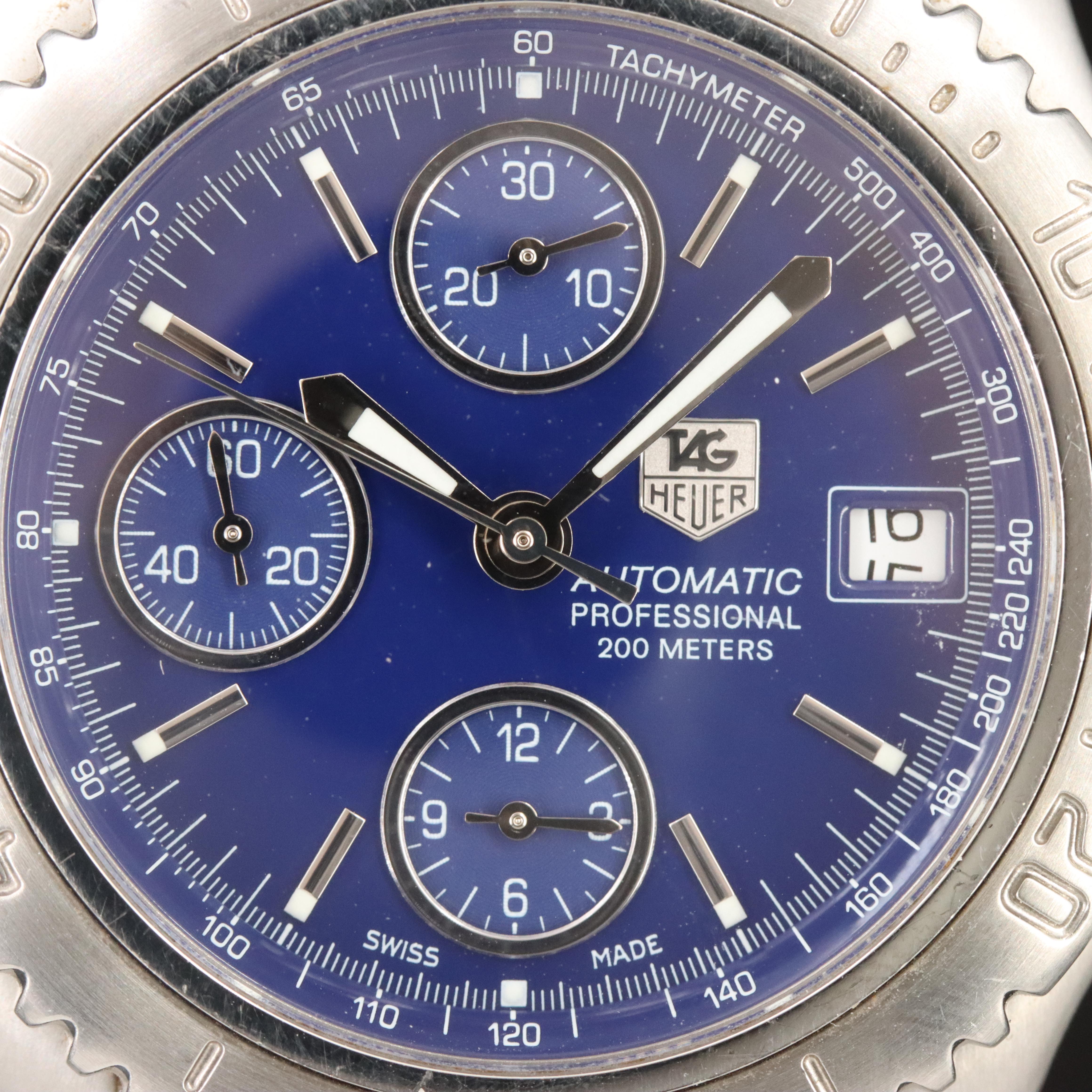 TAG Heuer Link CT2110 Chronograph Steel Automatic Watch