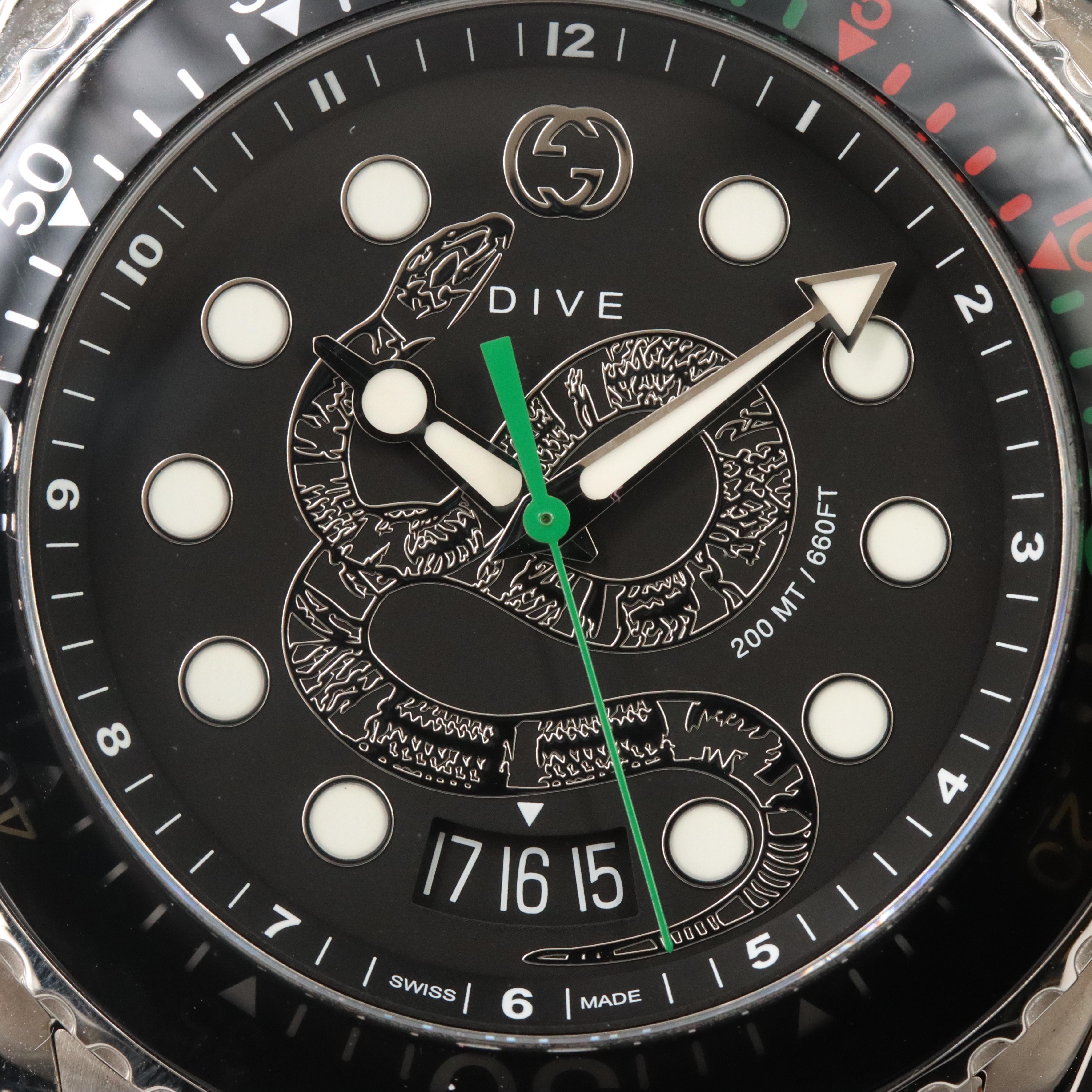 Gucci 200M Dive 45mm Steel Quartz Watch