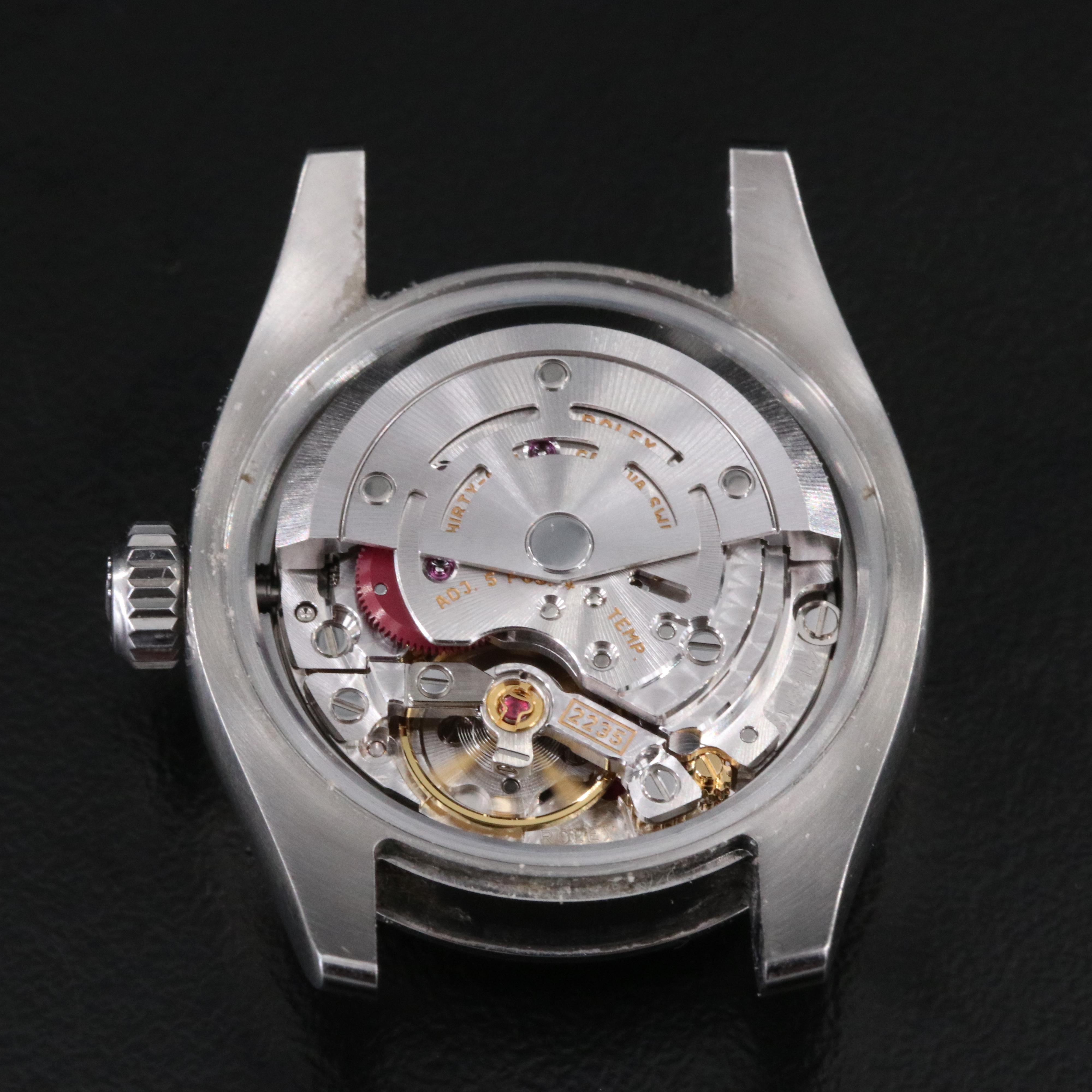 Rolex Rhodium Roman Numerals Dial Datejust Watch