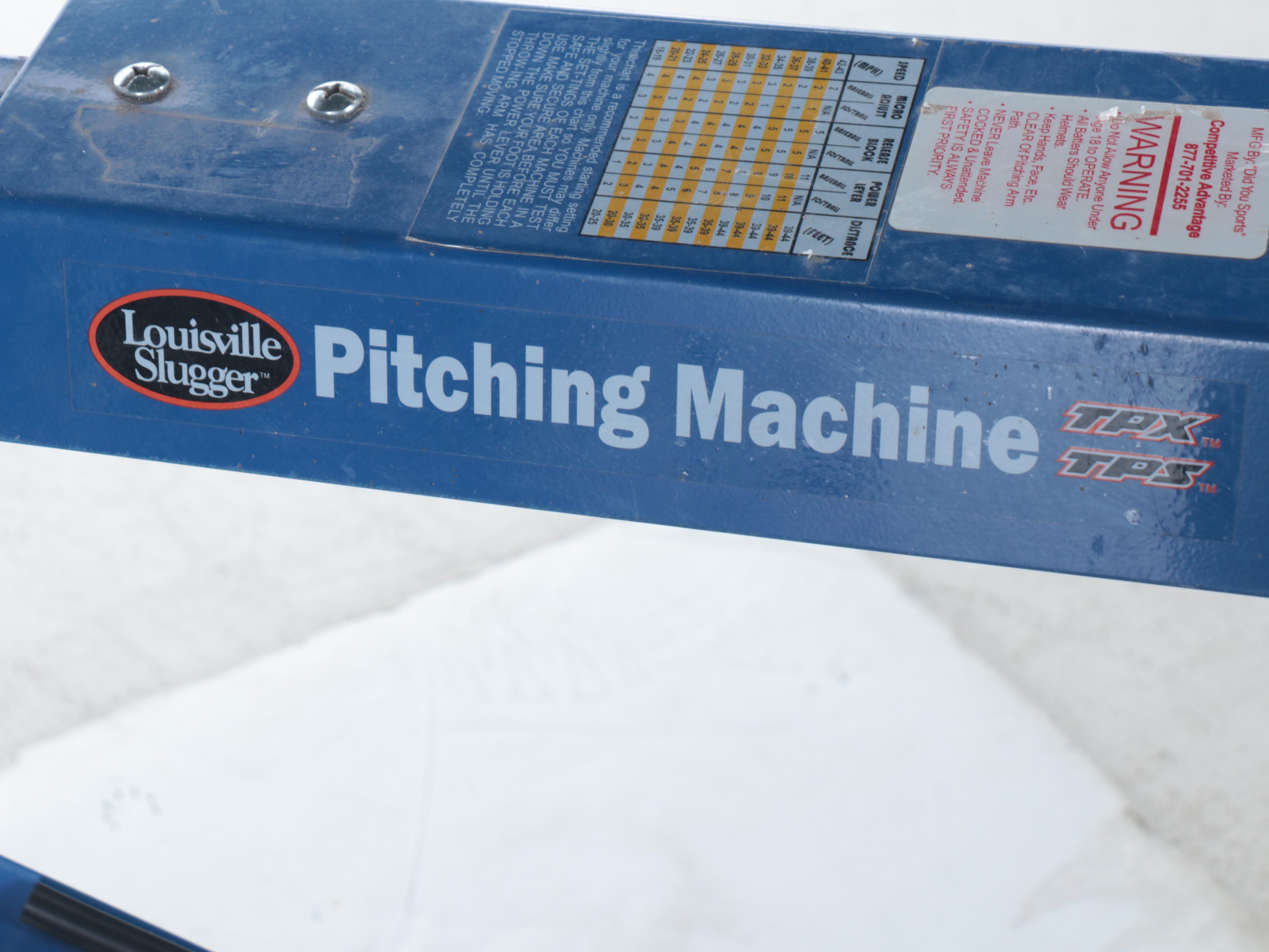 Louisville Slugger Baseball and Softball Mechanical Pitching Machine