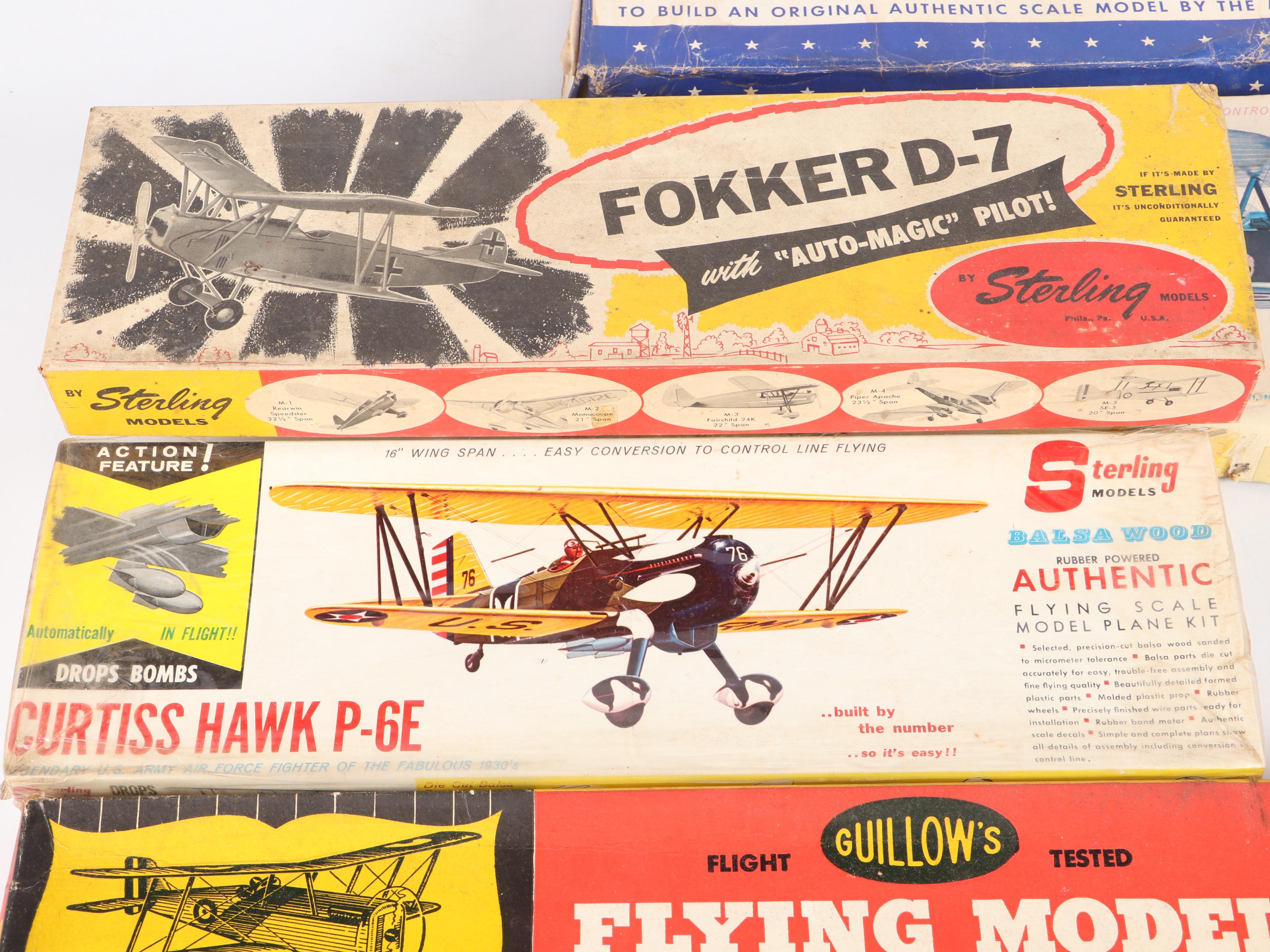 Comet "Fokker D-VII," "Spad" and More Airplane Model Kits
