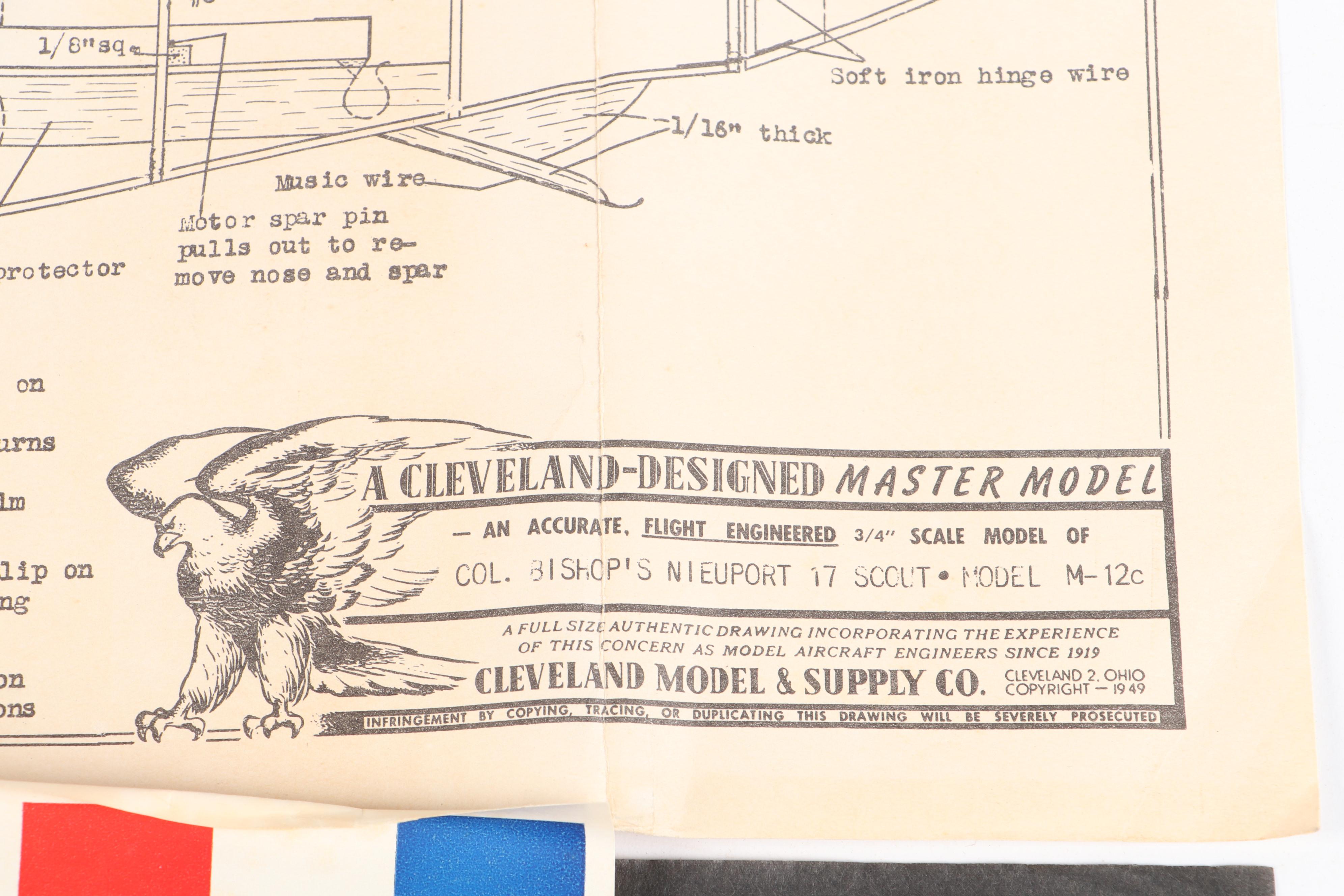 Comet "Fokker D-VII," "Spad" and More Airplane Model Kits