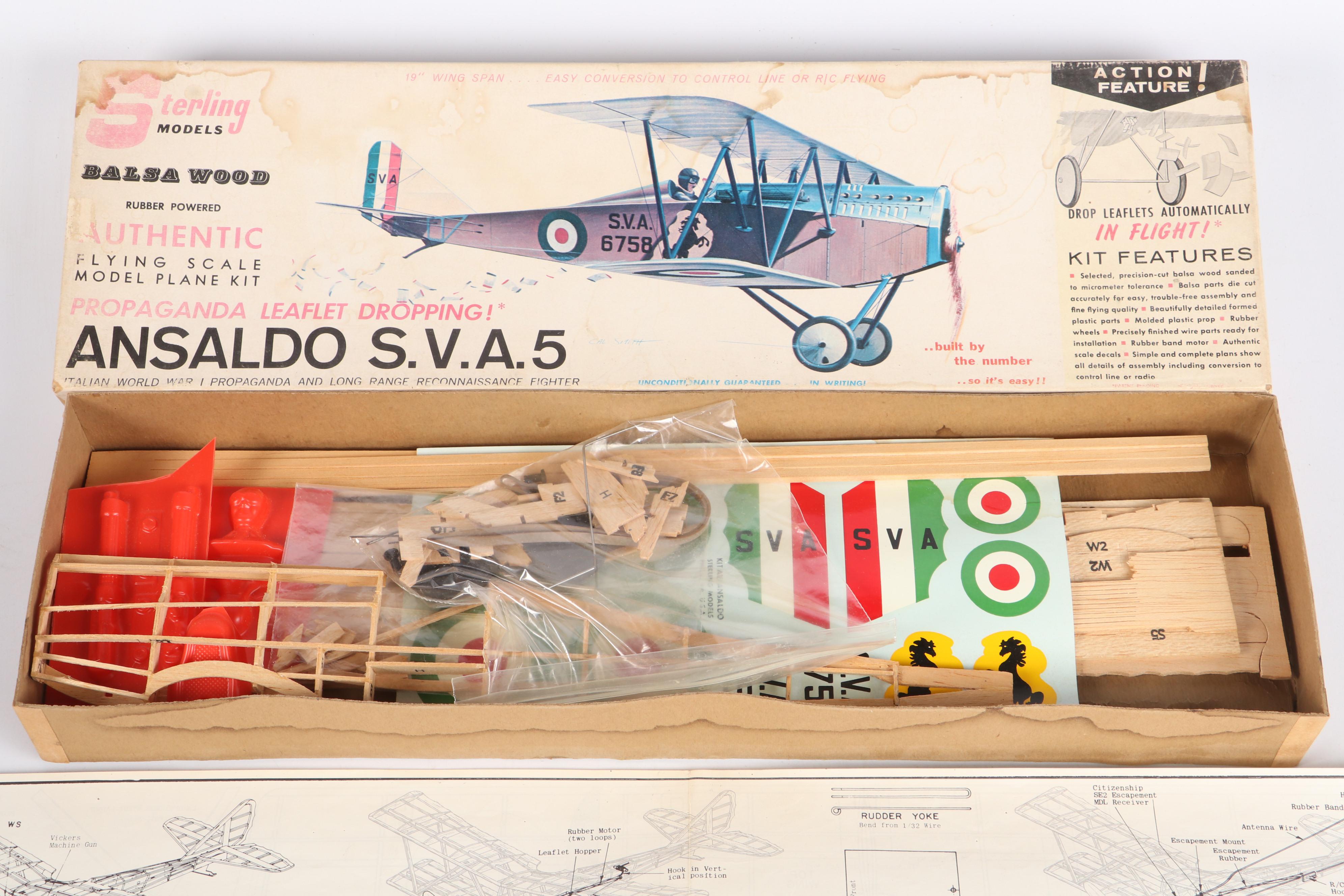 Comet "Fokker D-VII," "Spad" and More Airplane Model Kits