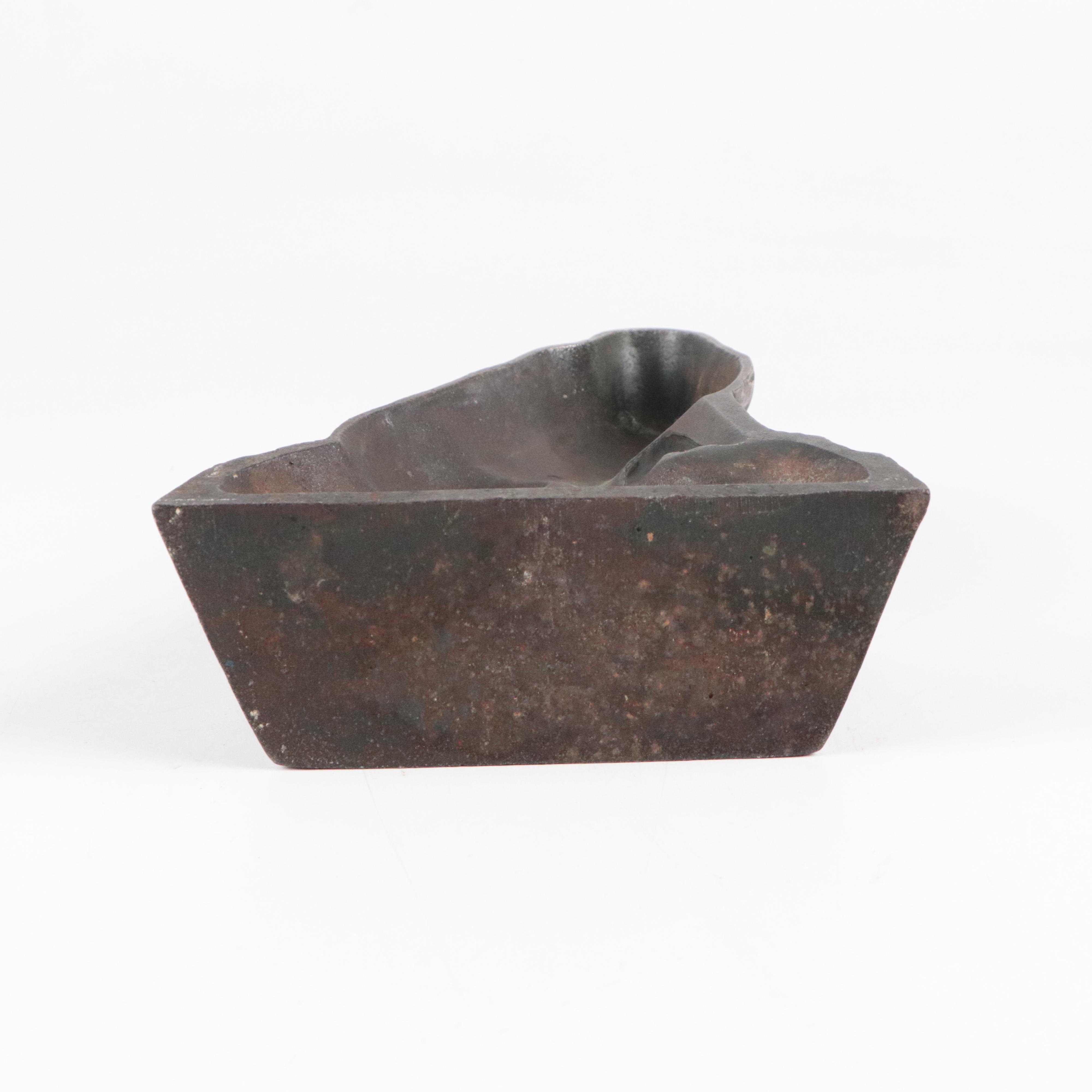 Hubley's Cast Iron "Police Dog" German Shepherd Doorstop, 1920s