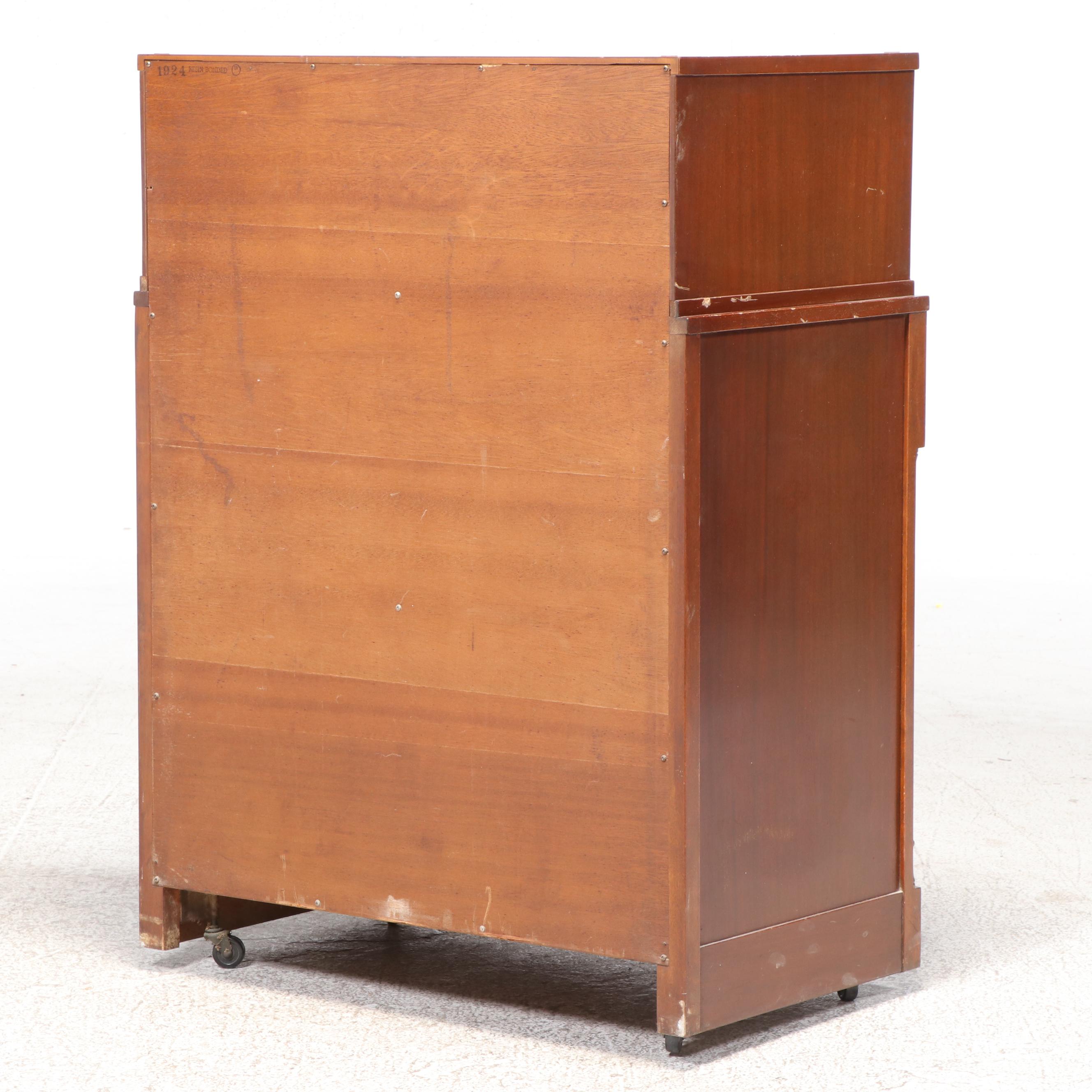 Northern Furniture Co. "Rway" Regency Style Mahogany Six-Drawer Chest