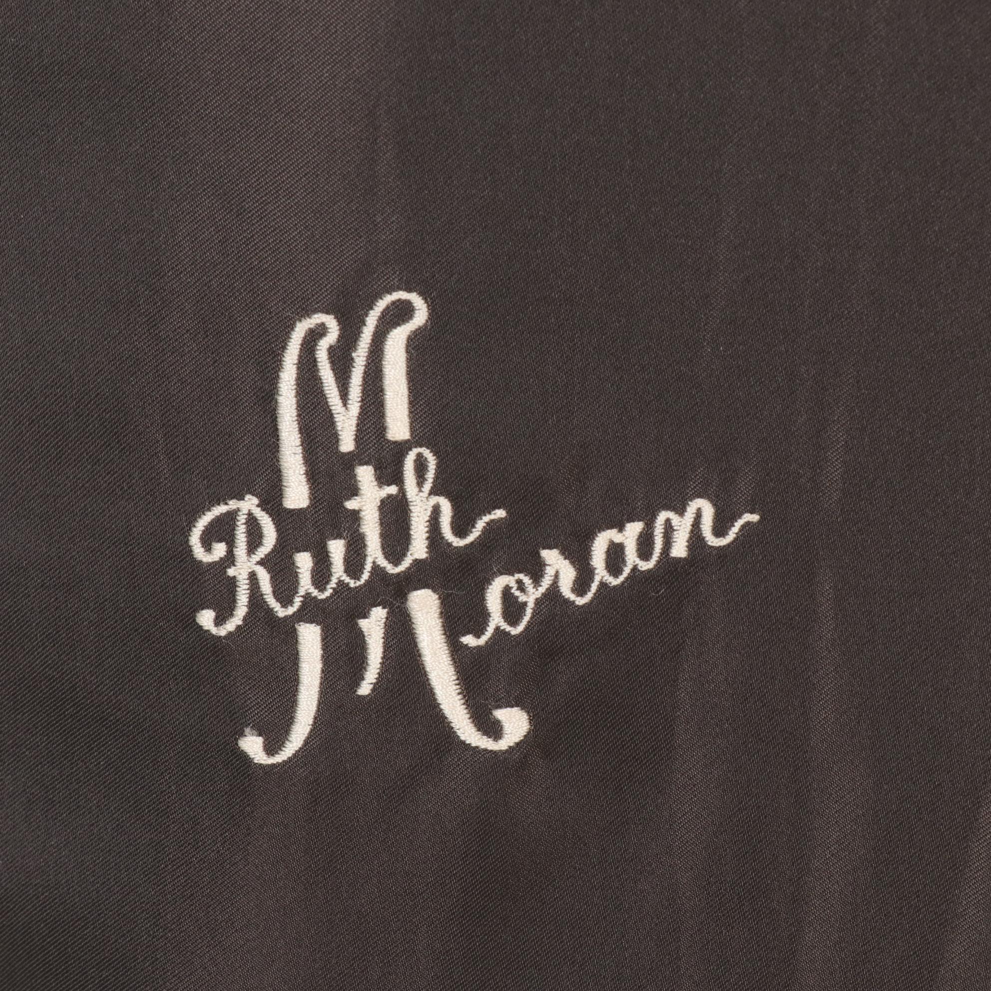 Canadian Mink Fur Coat with Fox Fur Sleeves and Tuxedo Collar