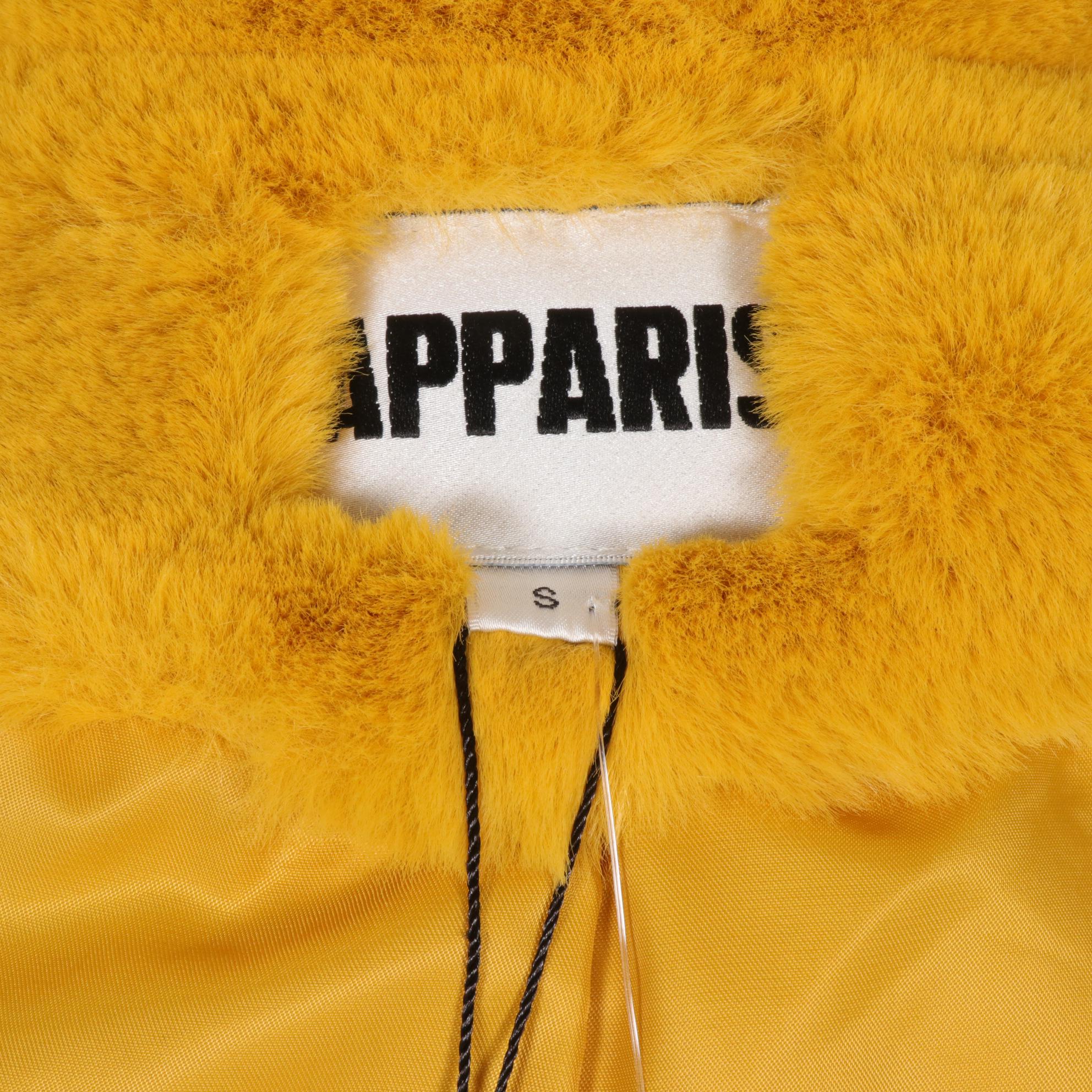 Apparis Mustard Faux Fur Stroller