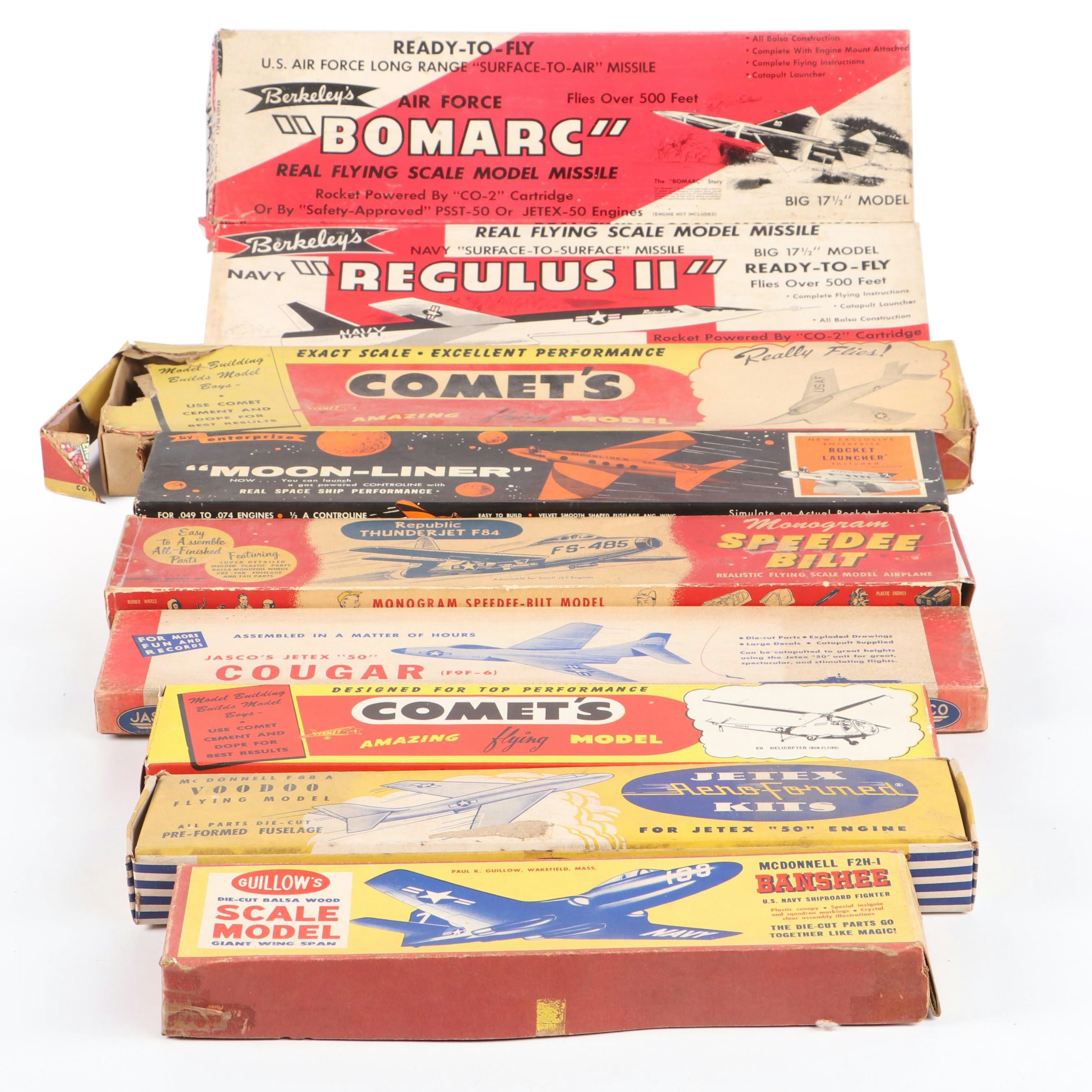 Comet "Republic Thunderflash," "Helicopter" and More Airplane Model Kits