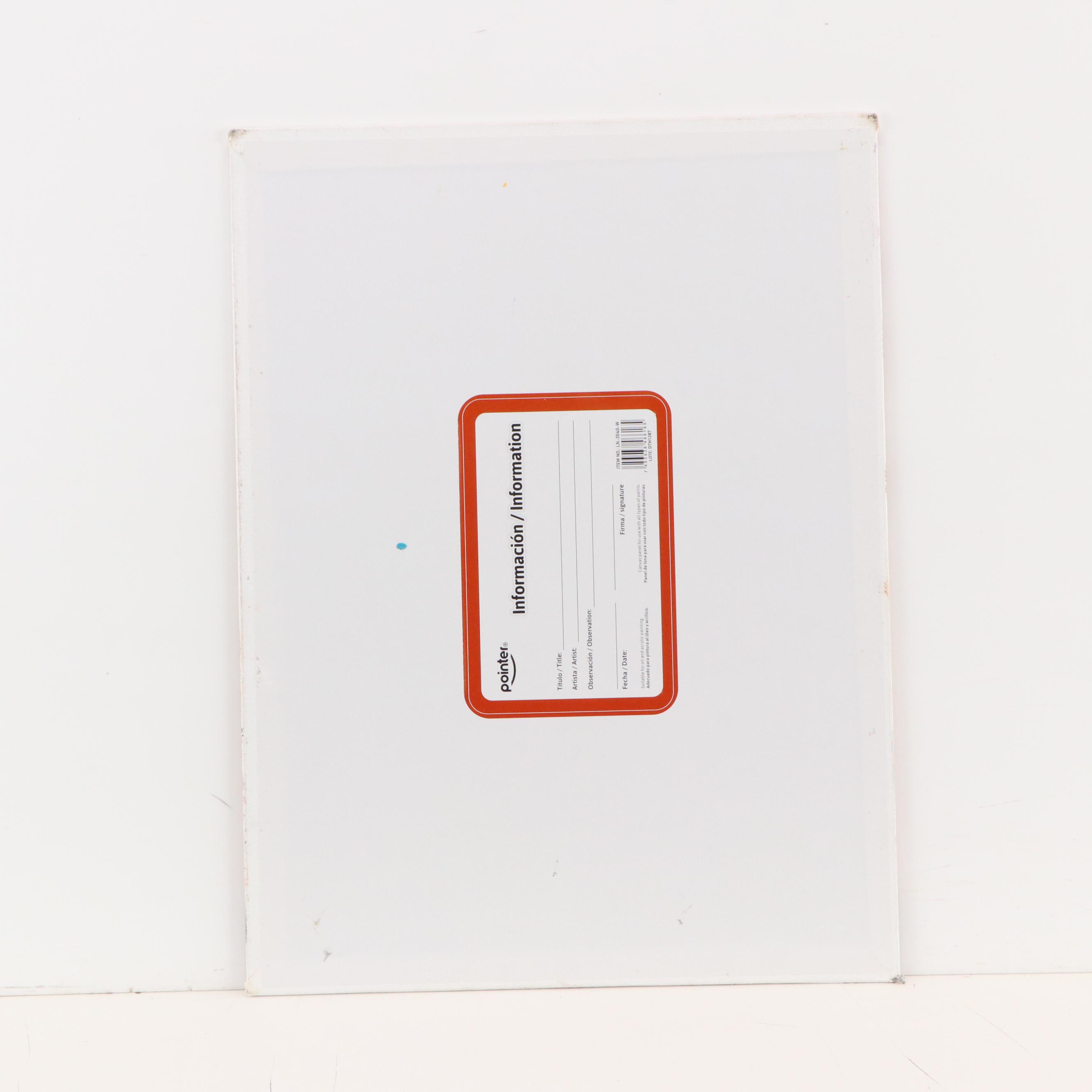 Ricardo Maya Stylized Acrylic Portrait, 21st Century