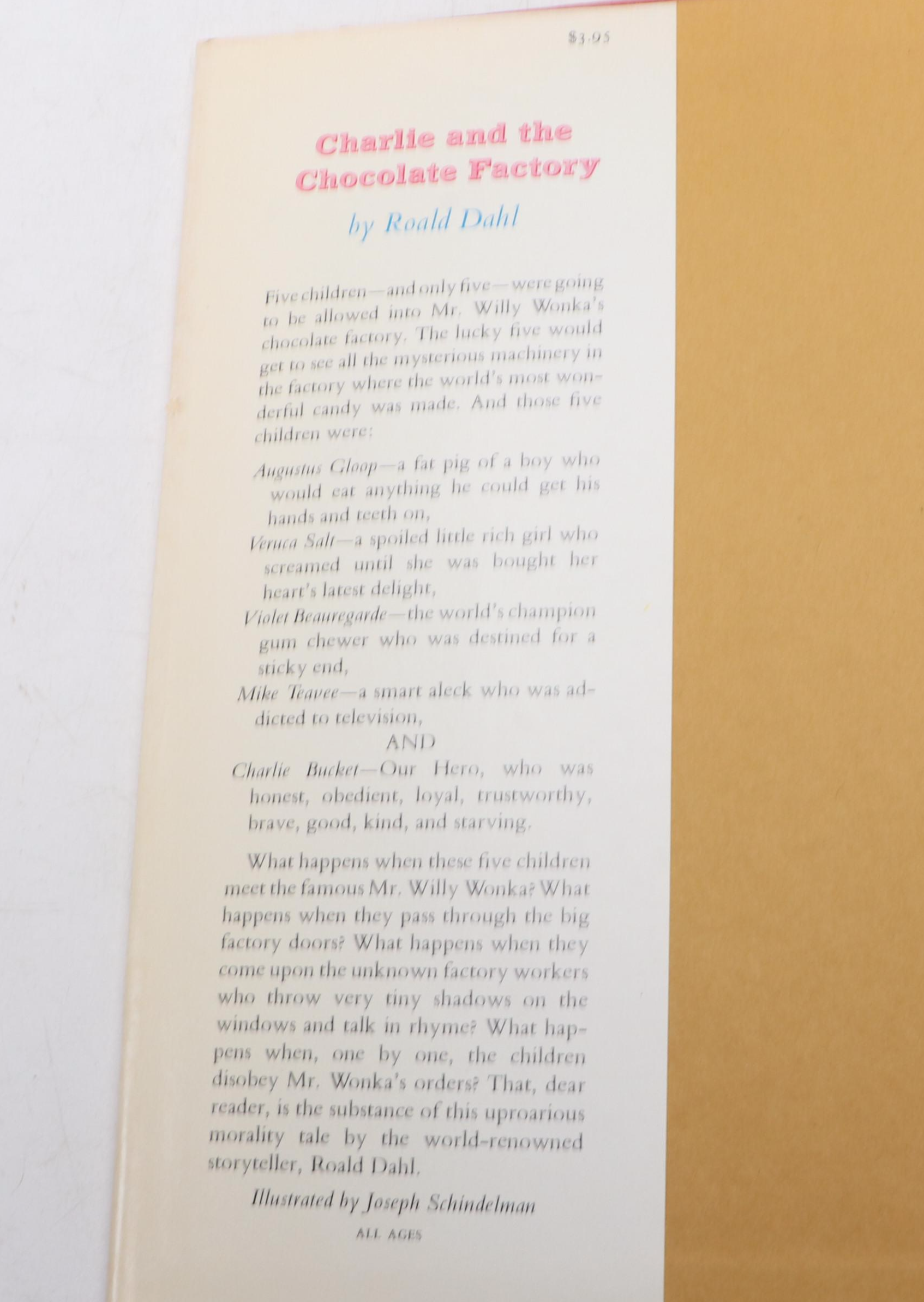 First Edition, Early Printing "Charlie and the Chocolate Factory" by Roald Dahl
