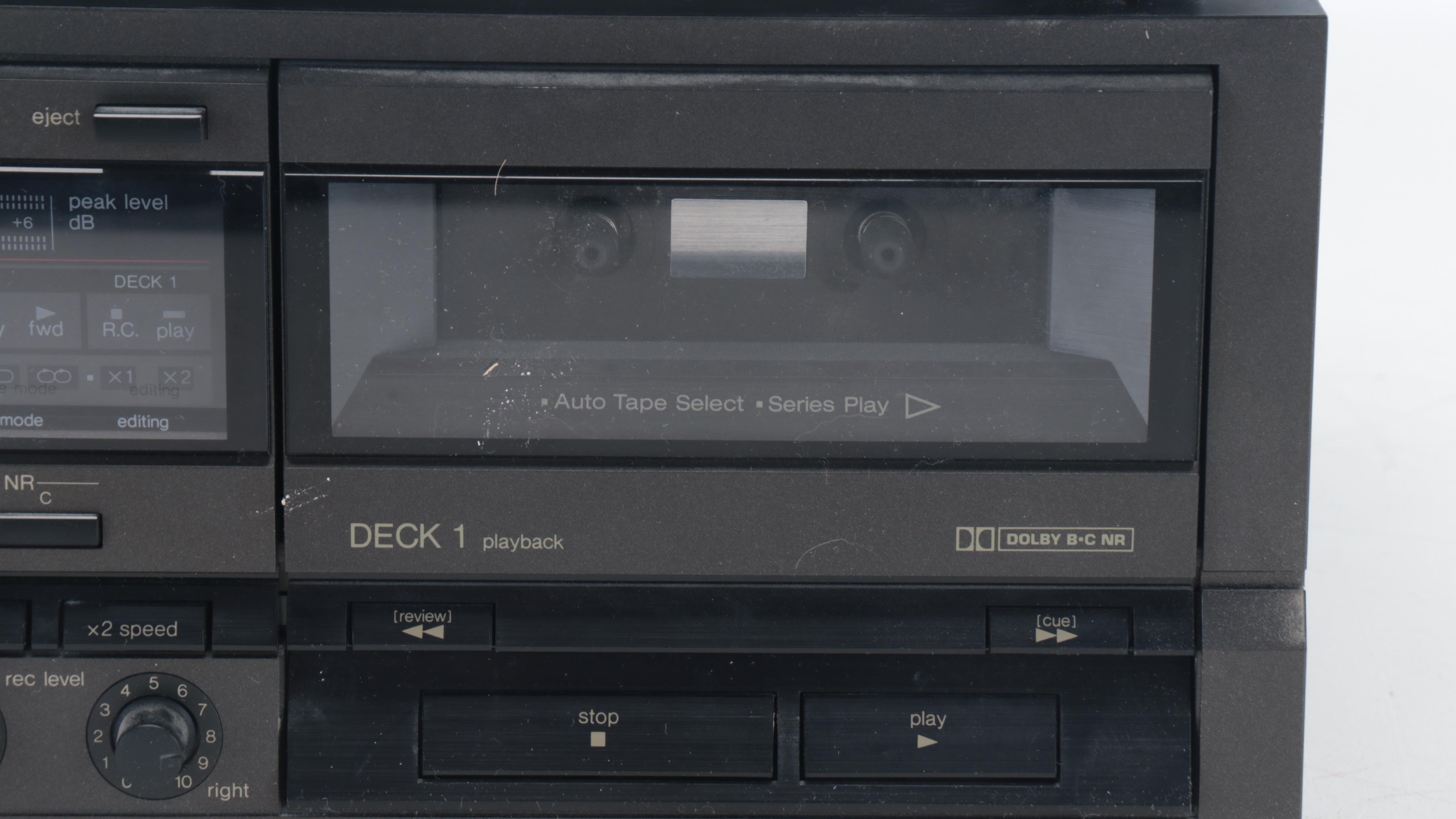 Studio-Standard by Fisher Stereo Tuner Amplifier with Technics Cassette Deck