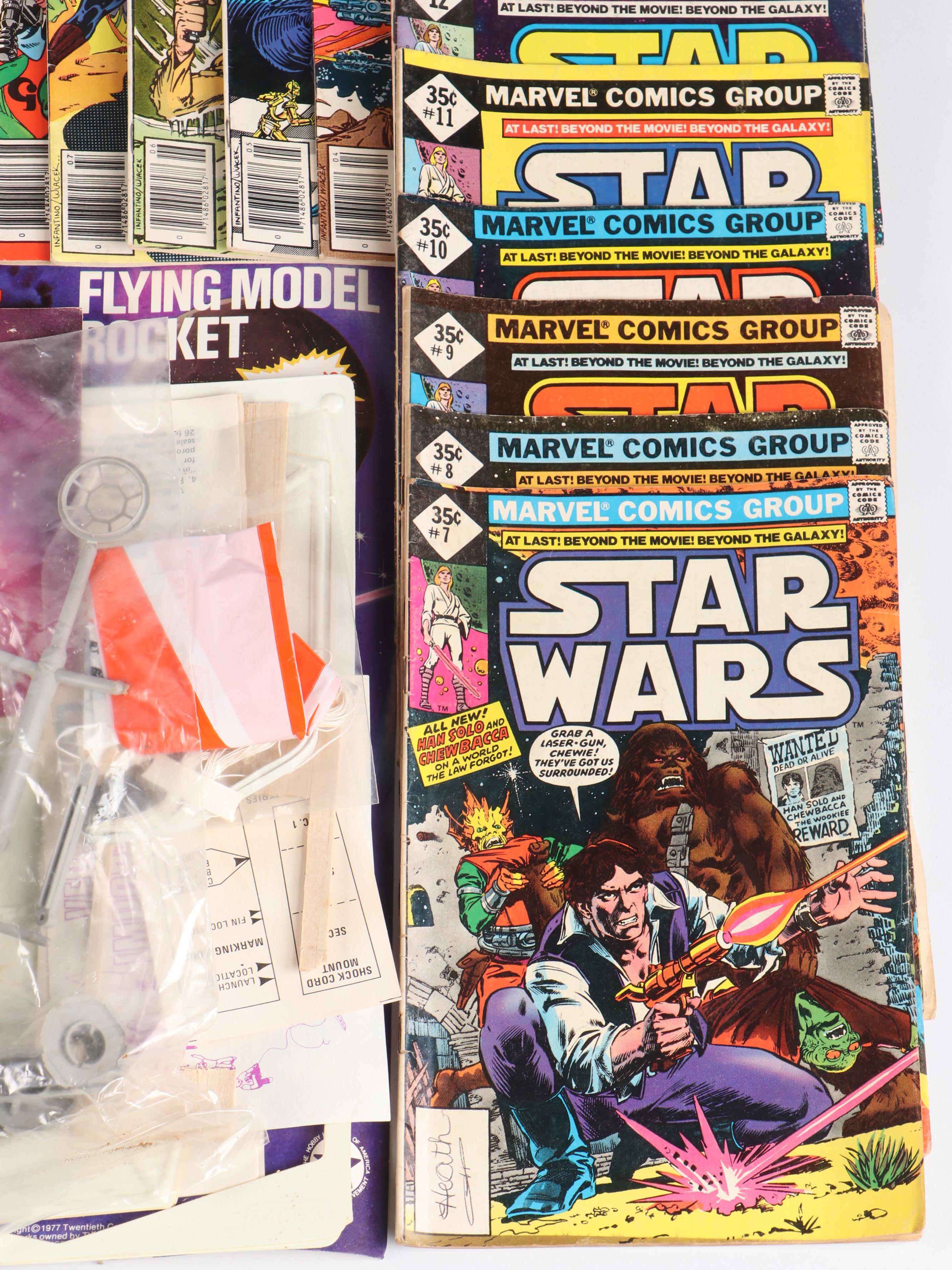 Marvel Comics Group Star Wars Comics, X-Wing, T.I.E. Fighter Model Kits and More