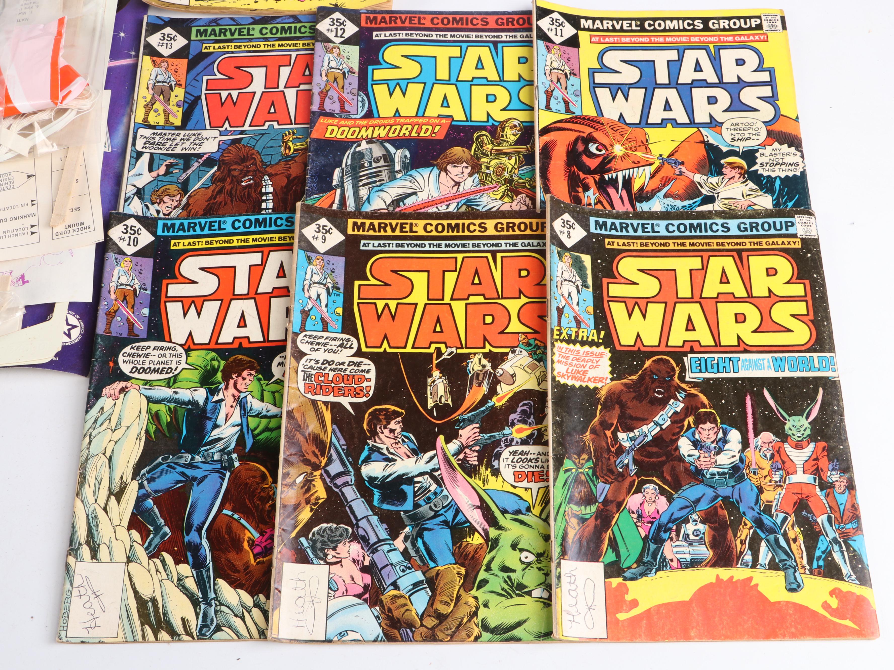 Marvel Comics Group Star Wars Comics, X-Wing, T.I.E. Fighter Model Kits and More