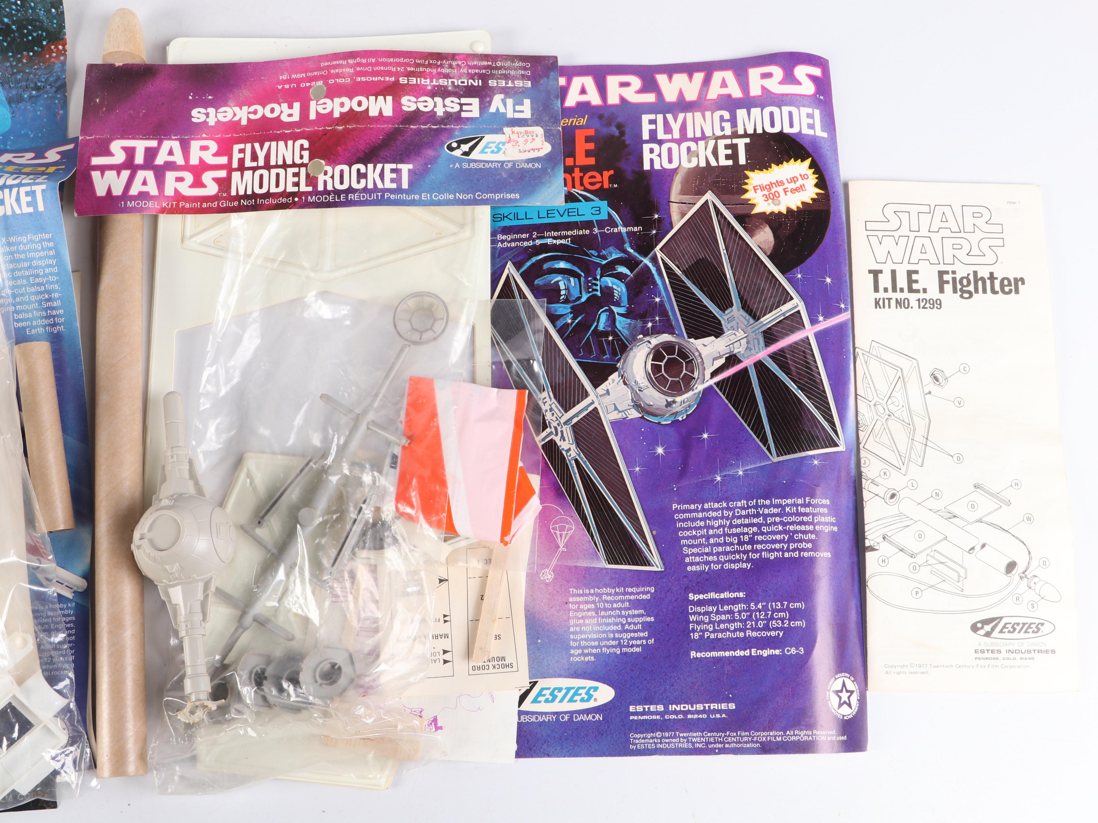 Marvel Comics Group Star Wars Comics, X-Wing, T.I.E. Fighter Model Kits and More