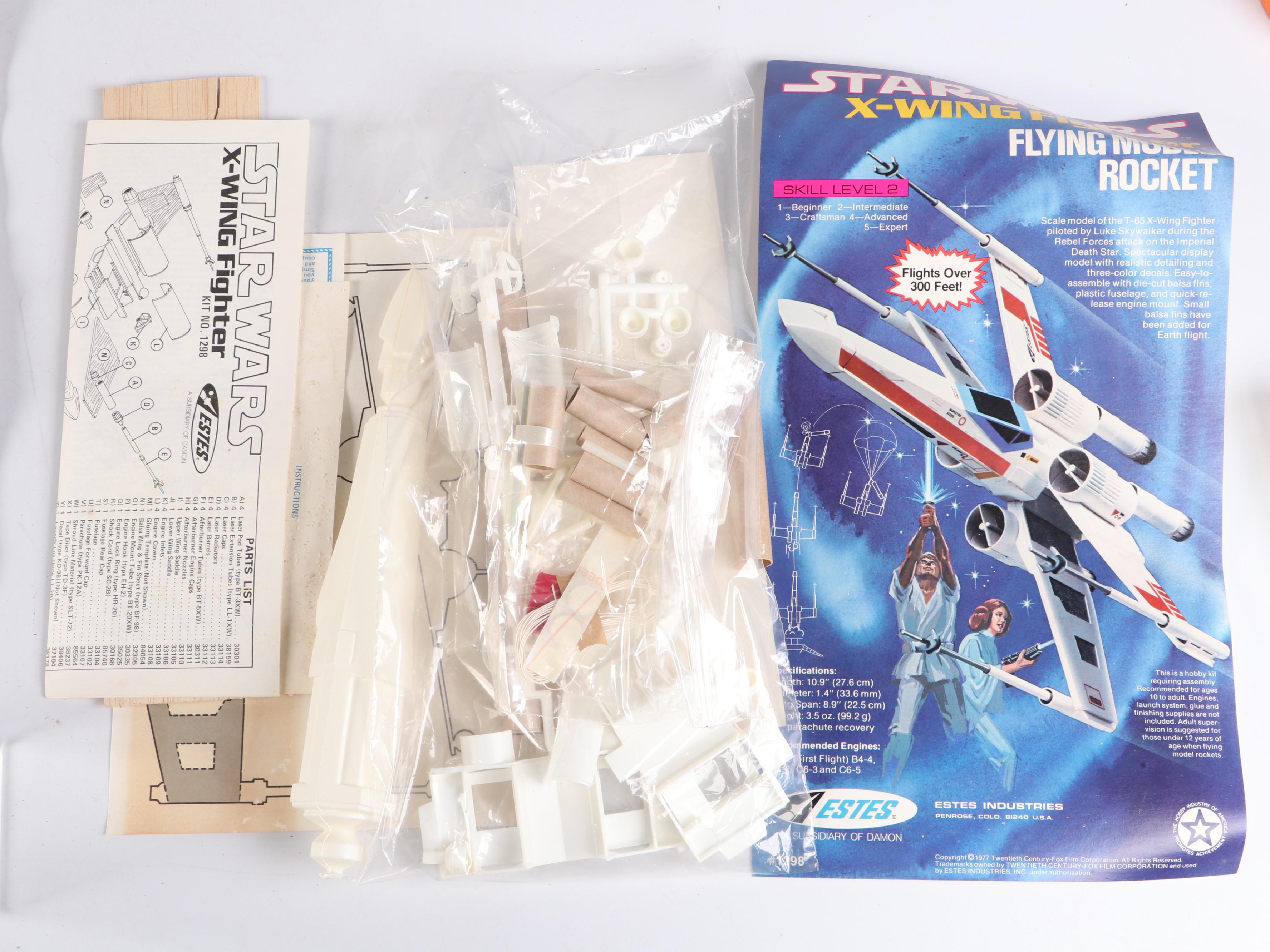 Marvel Comics Group Star Wars Comics, X-Wing, T.I.E. Fighter Model Kits and More