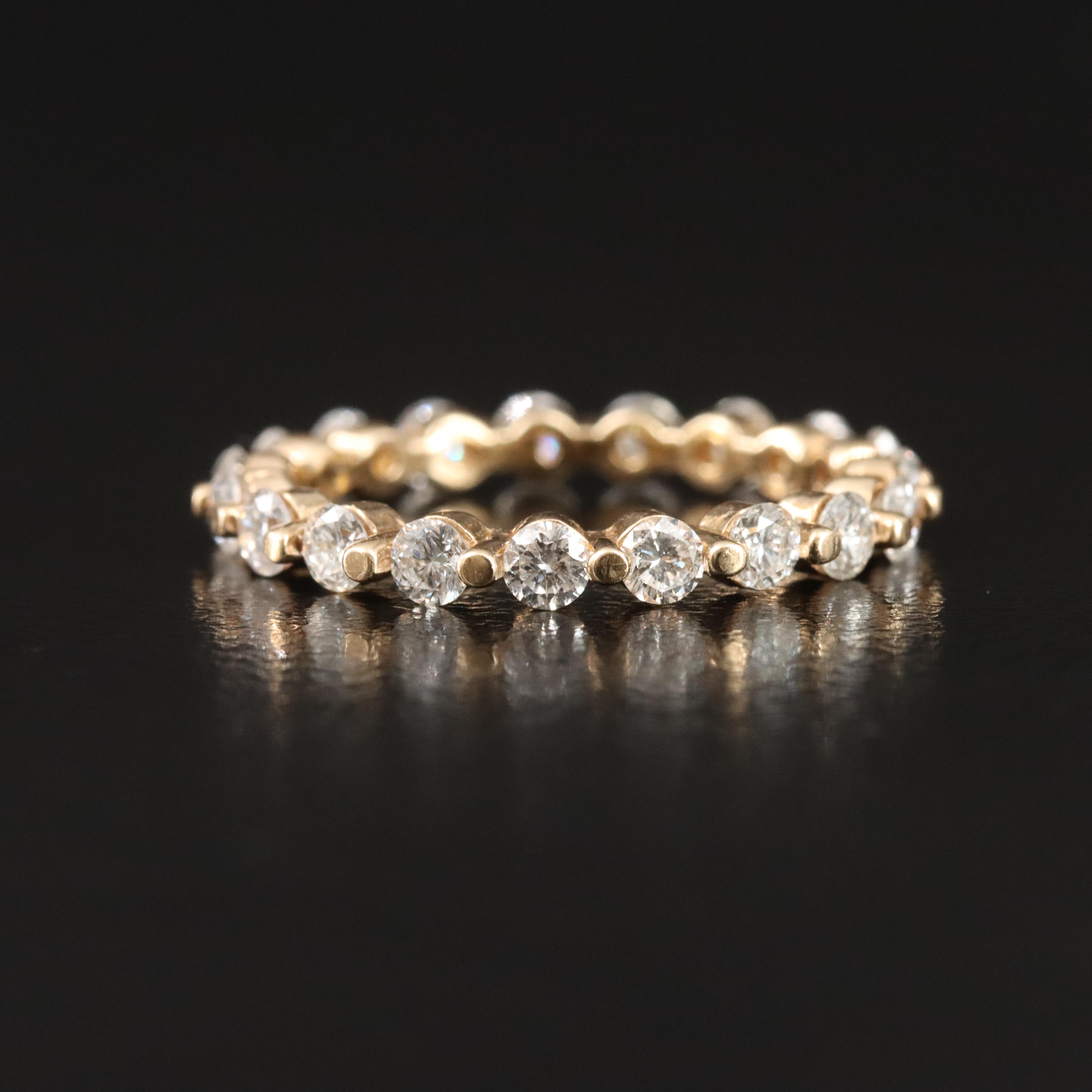 14K 1.05 CTW Lab Grown Diamond Eternity Band