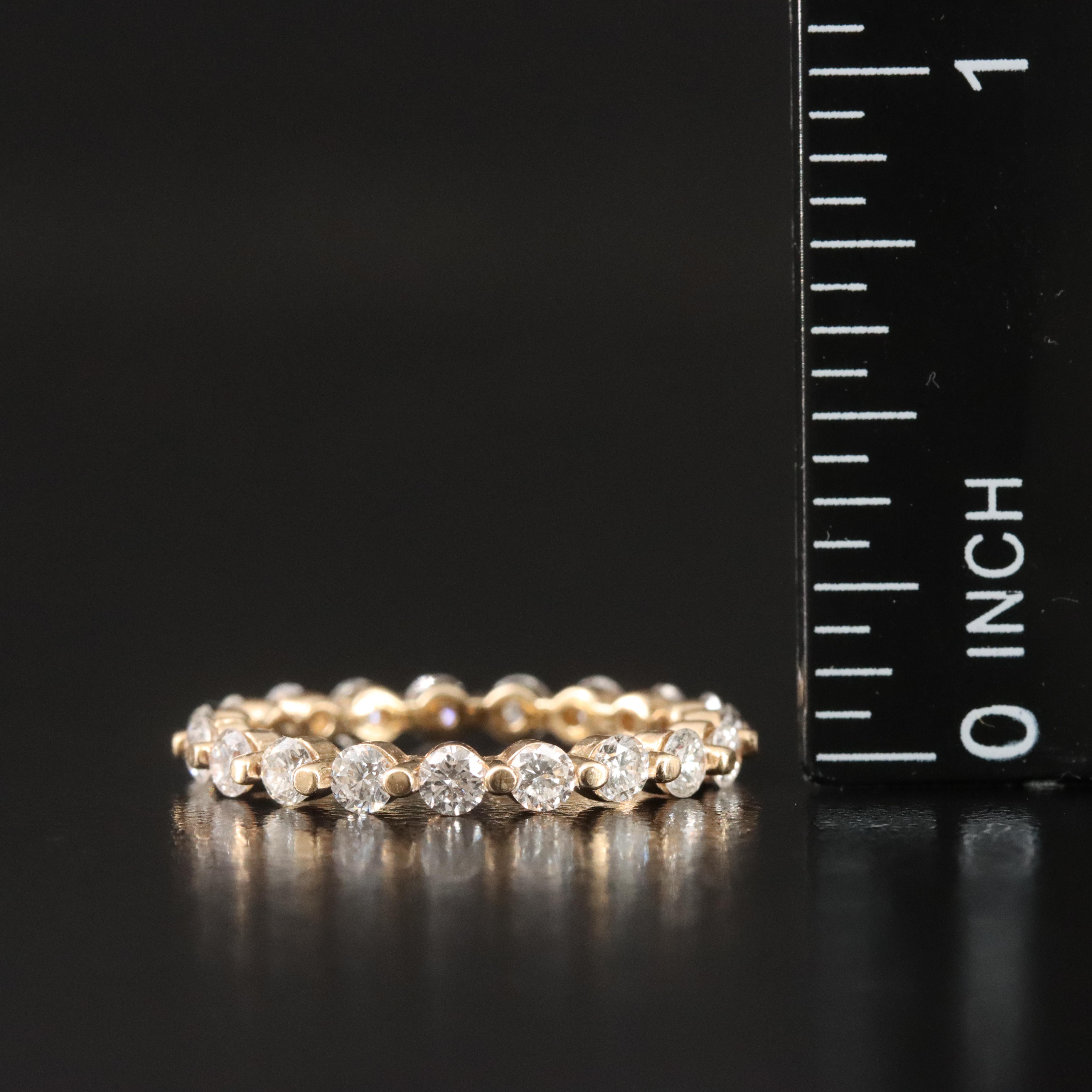 14K 1.05 CTW Lab Grown Diamond Eternity Band