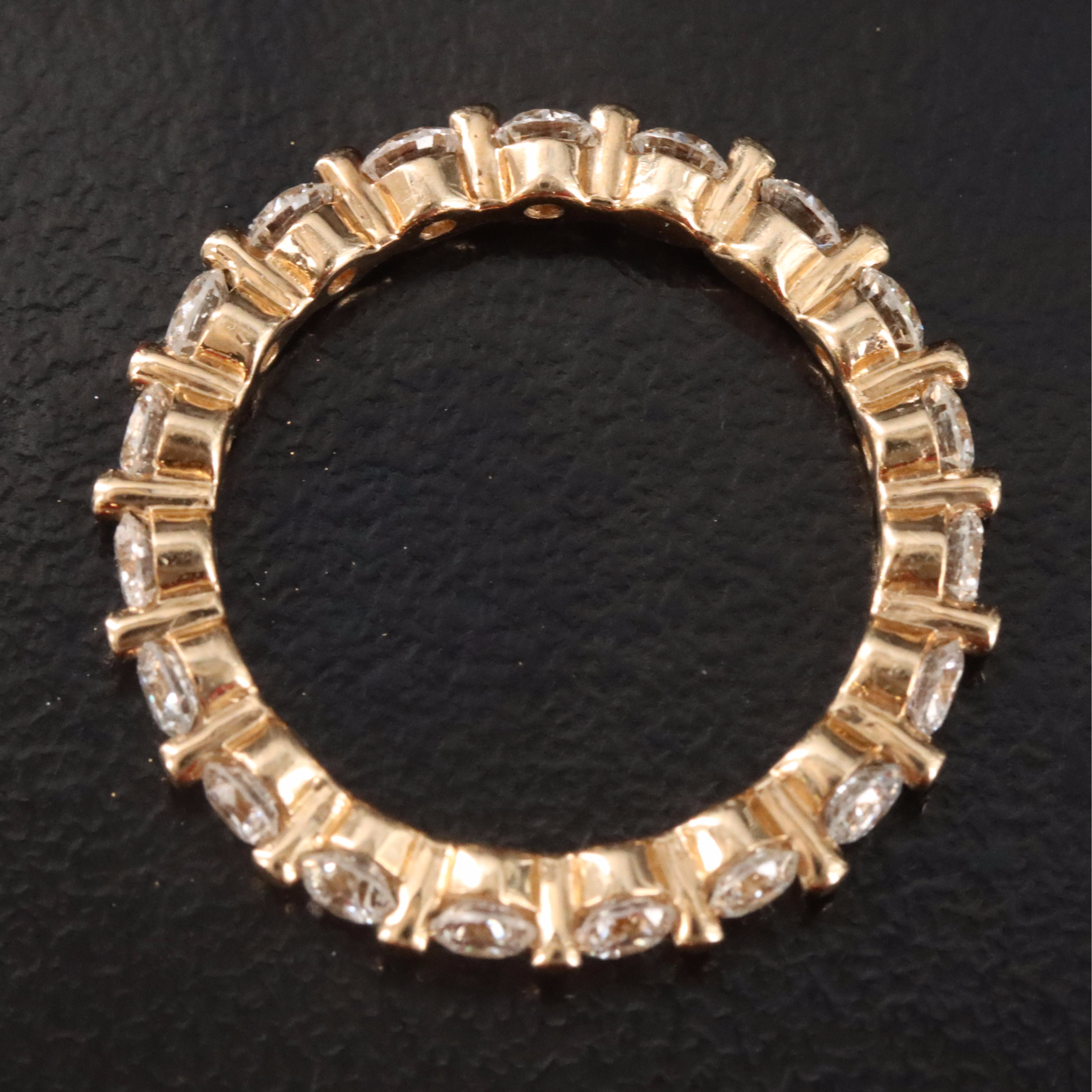 14K 1.05 CTW Lab Grown Diamond Eternity Band