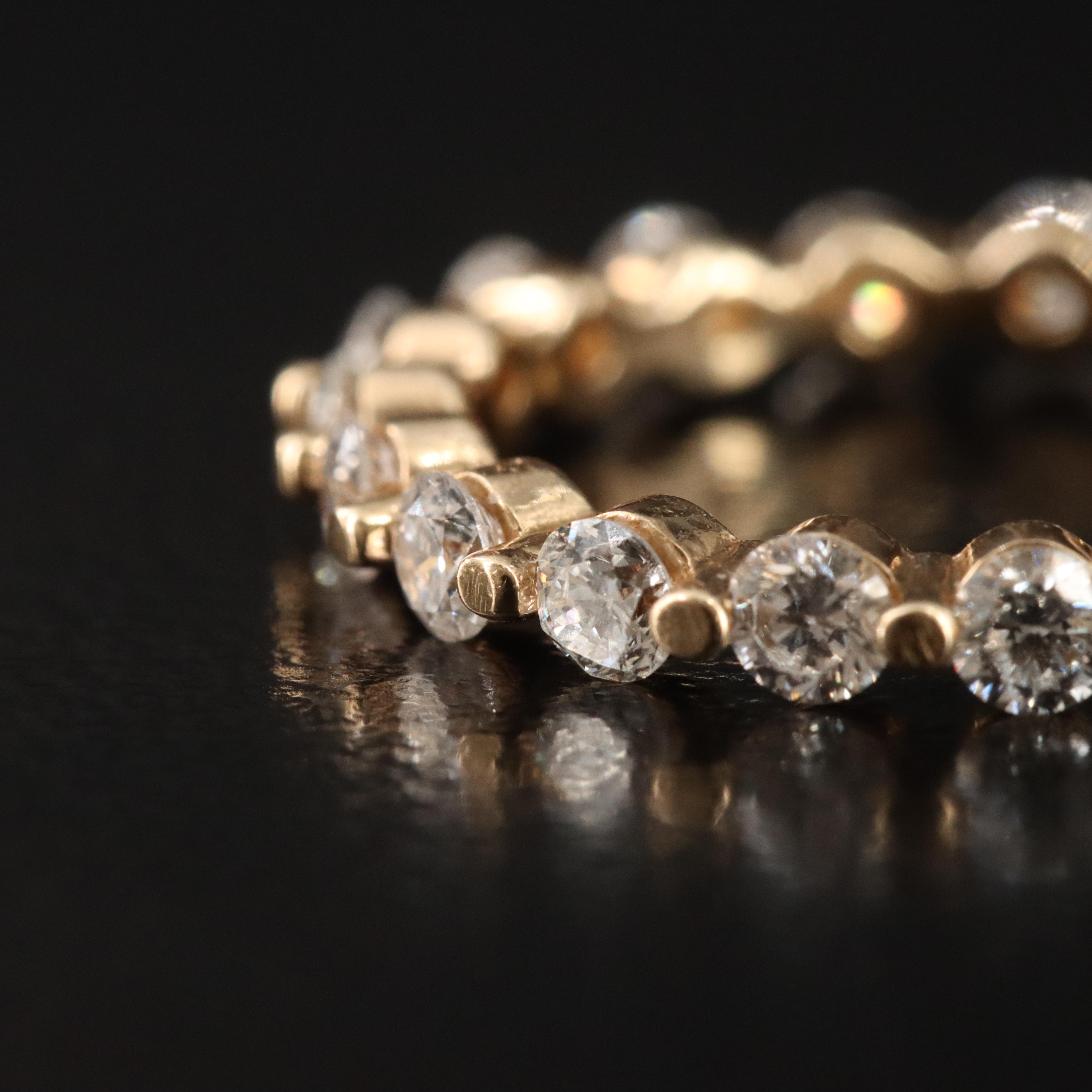 14K 1.05 CTW Lab Grown Diamond Eternity Band