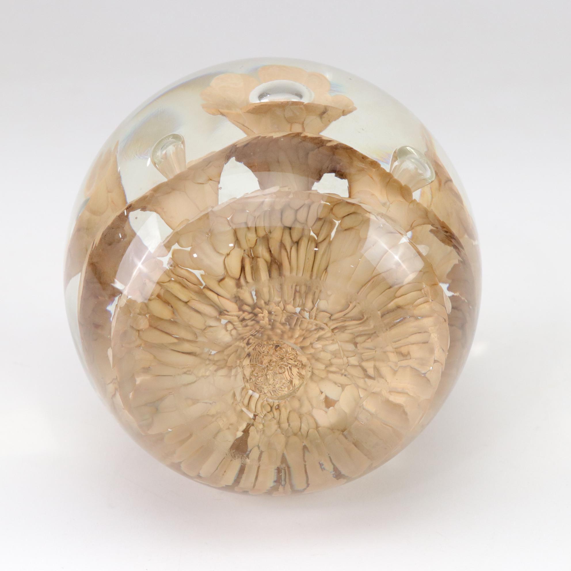 Joe Rice and Peacock Glass Works Art Glass Paperweights