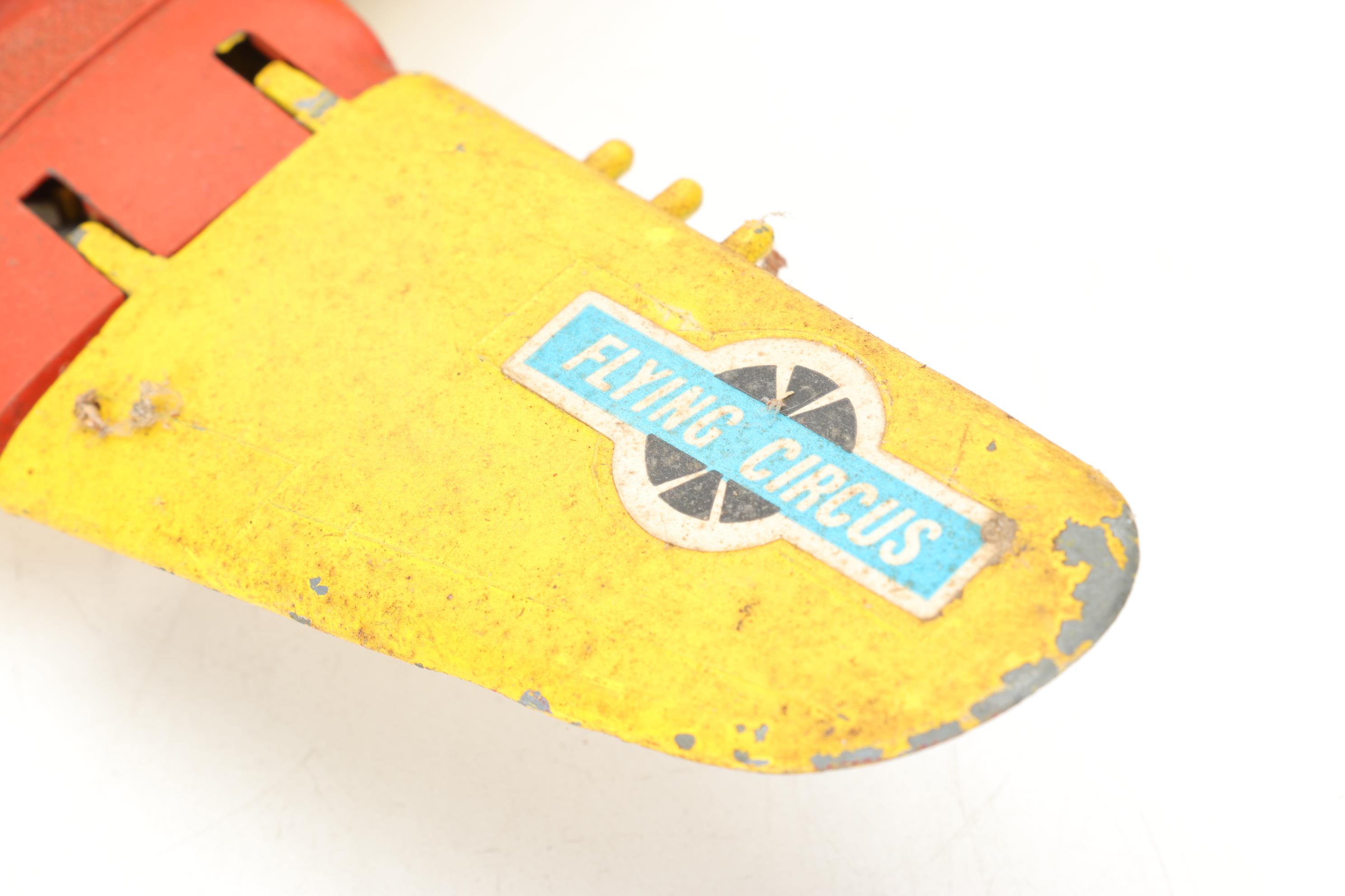 Wyandotte Pair of Pressed Steel Detroit Aircraft Models with Other Tin Planes