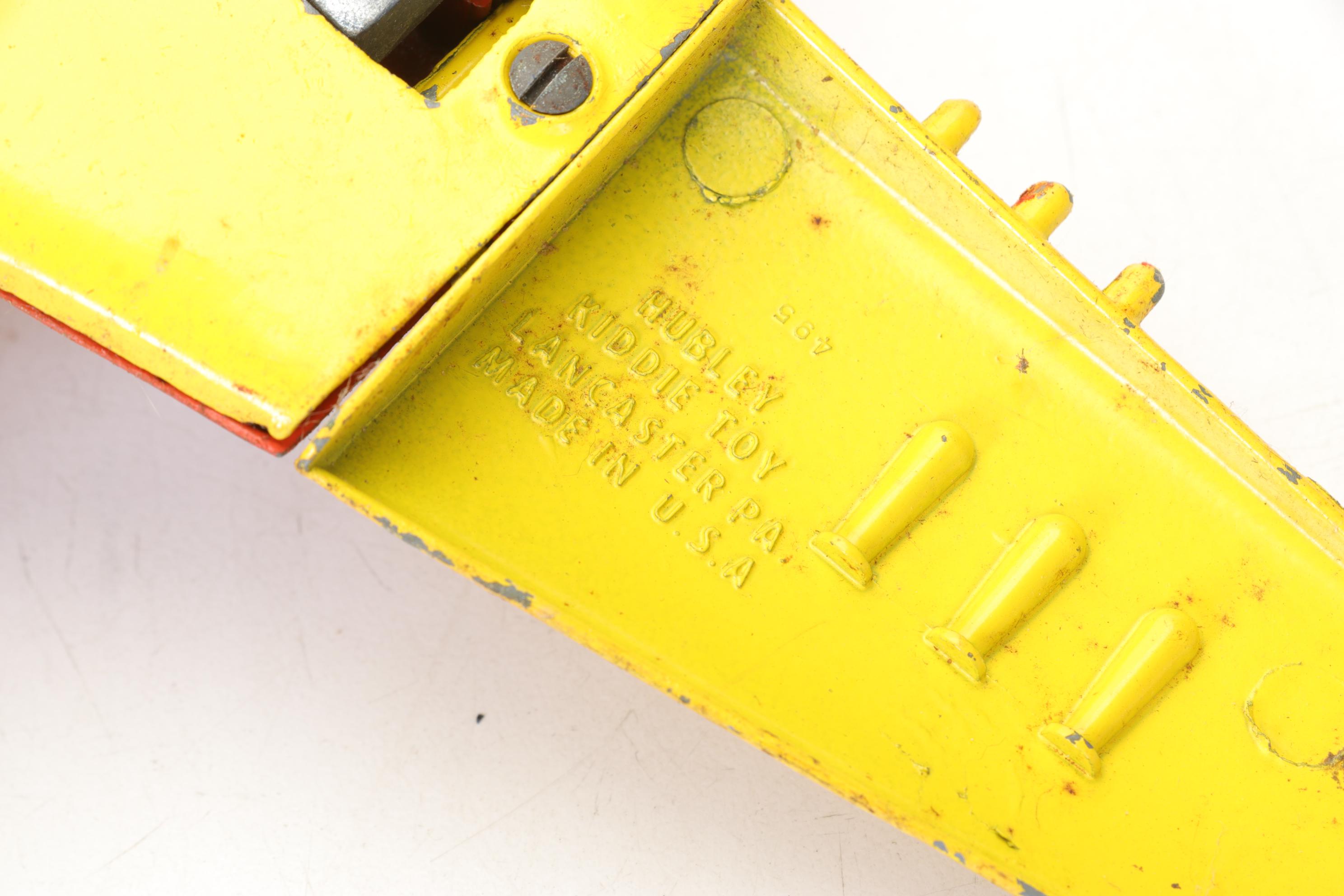 Wyandotte Pair of Pressed Steel Detroit Aircraft Models with Other Tin Planes