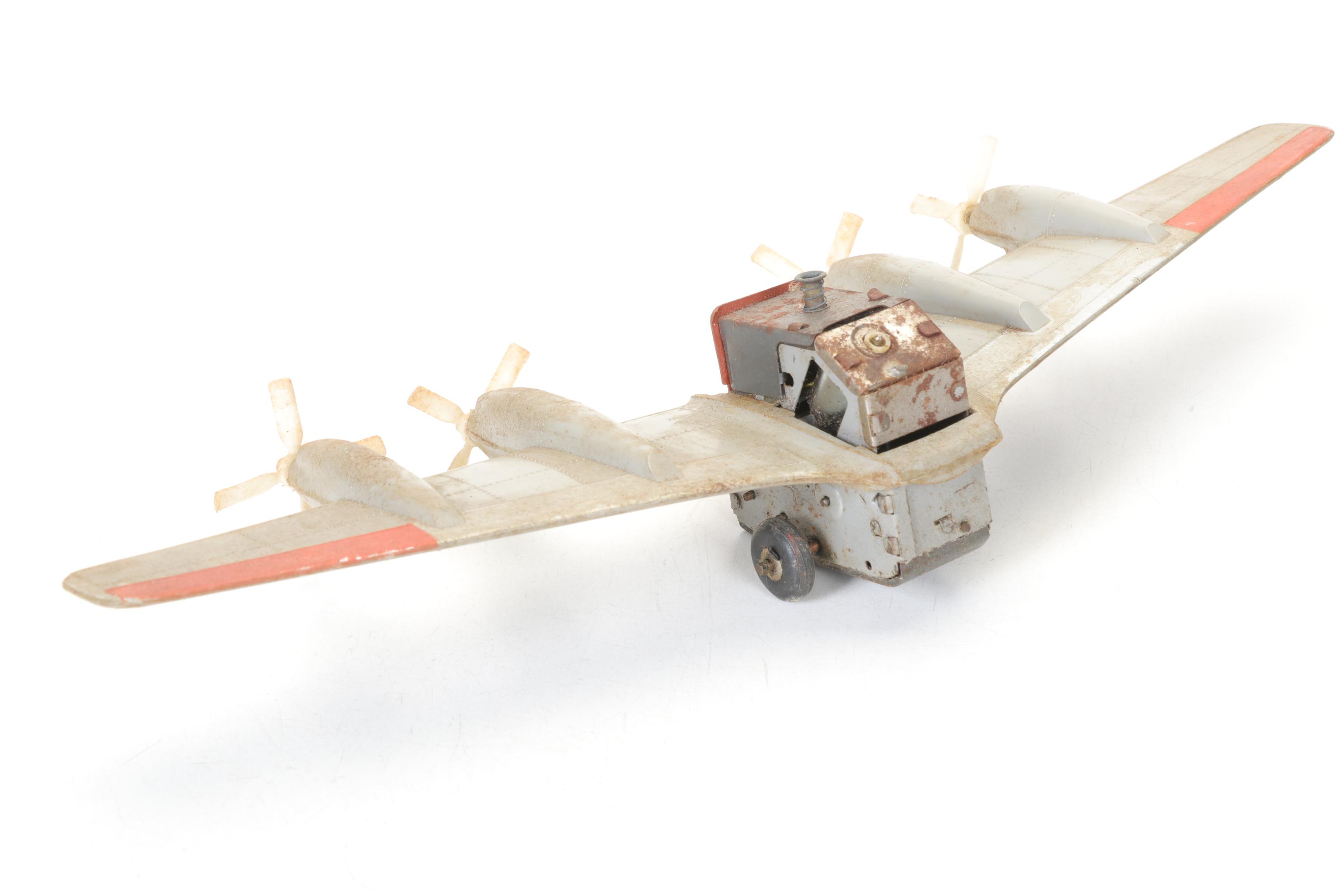 Wyandotte Pair of Pressed Steel Detroit Aircraft Models with Other Tin Planes