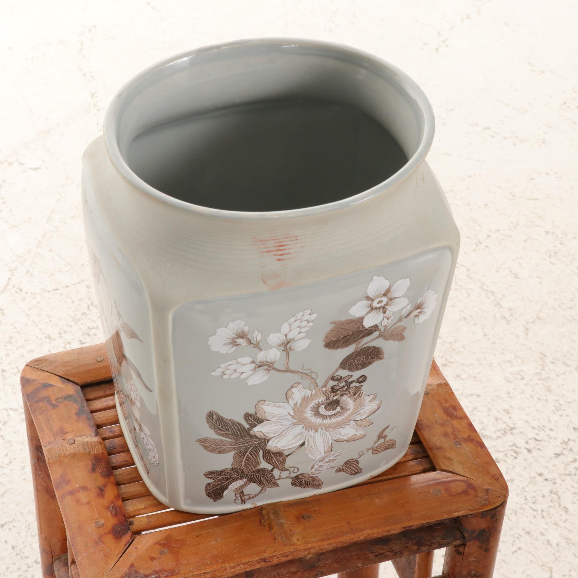 Bentwood Chair Plant Stand, Asian Plant Stands, Bucket and Planter