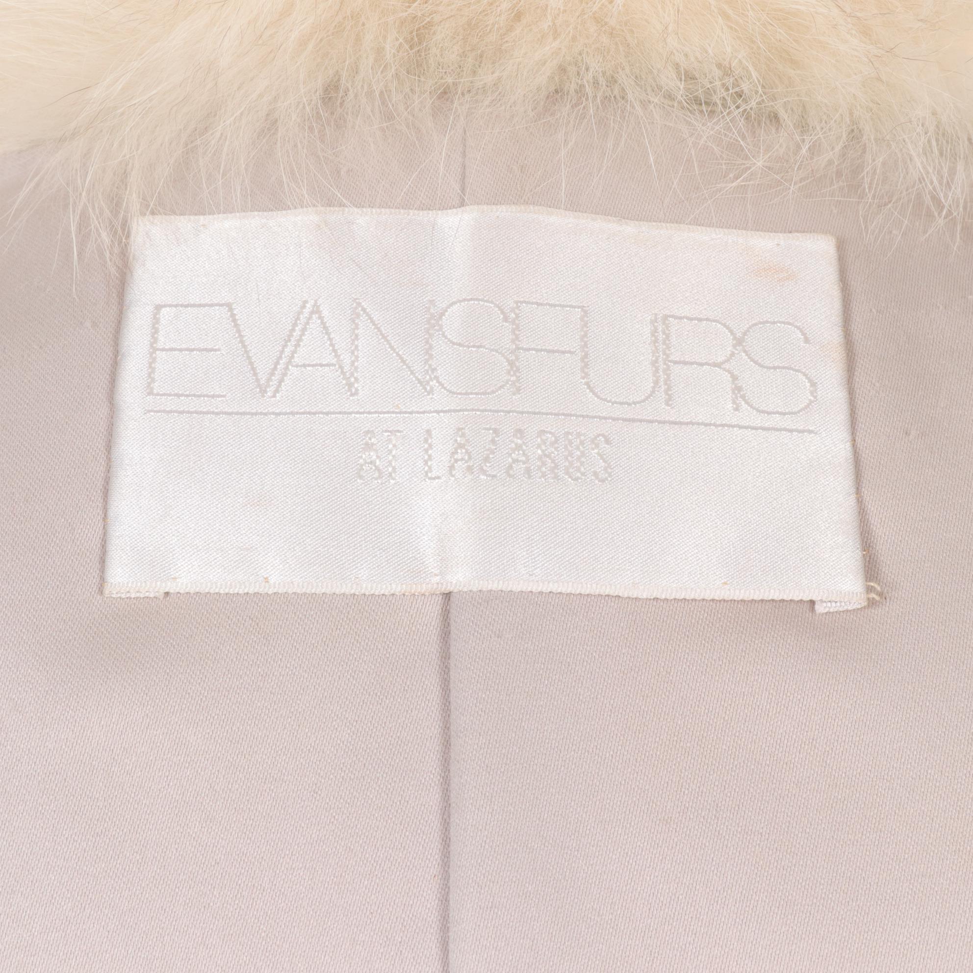 Champagne Fox Fur Long Coat