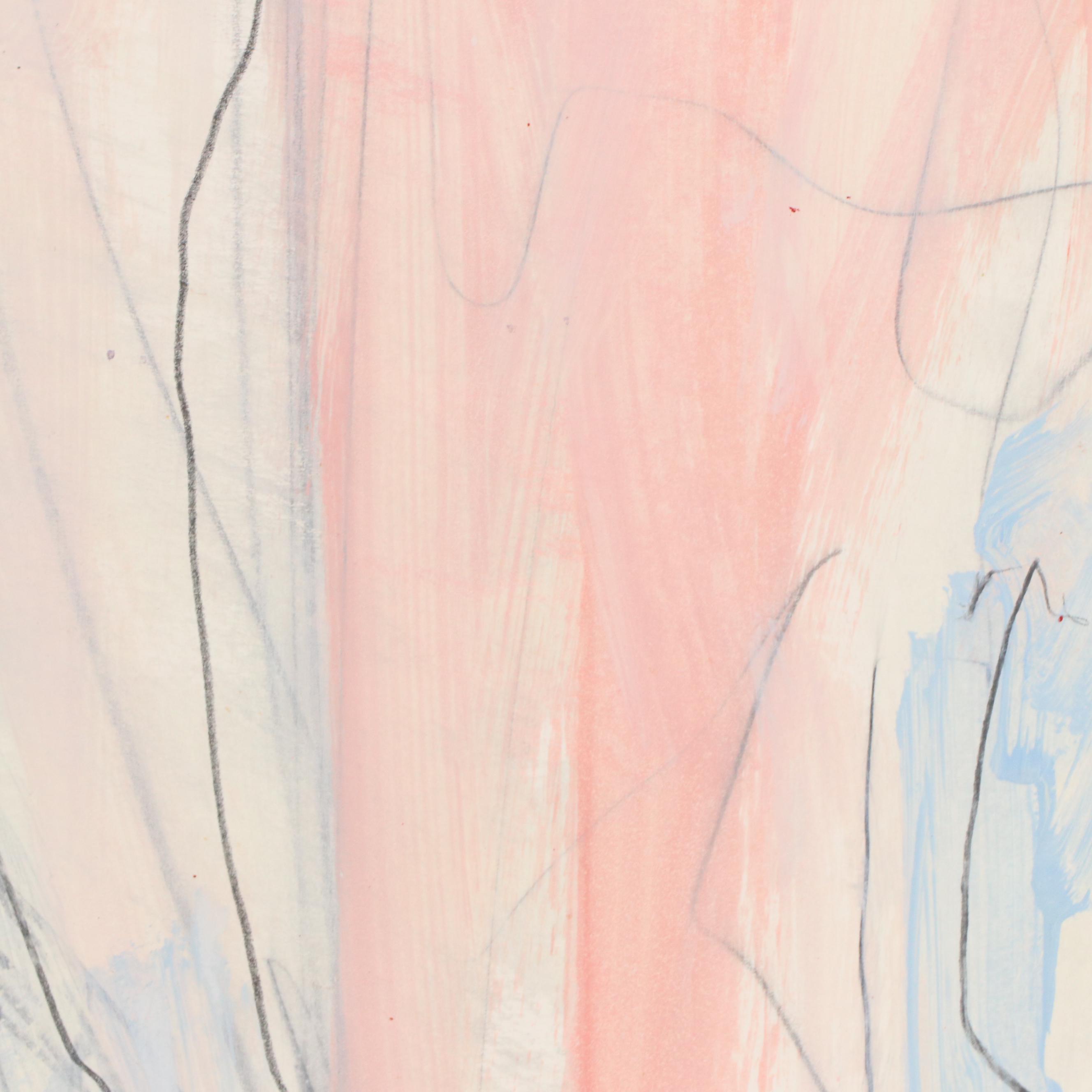 Jack Meanwell Abstract Figurative Mixed Media Drawing