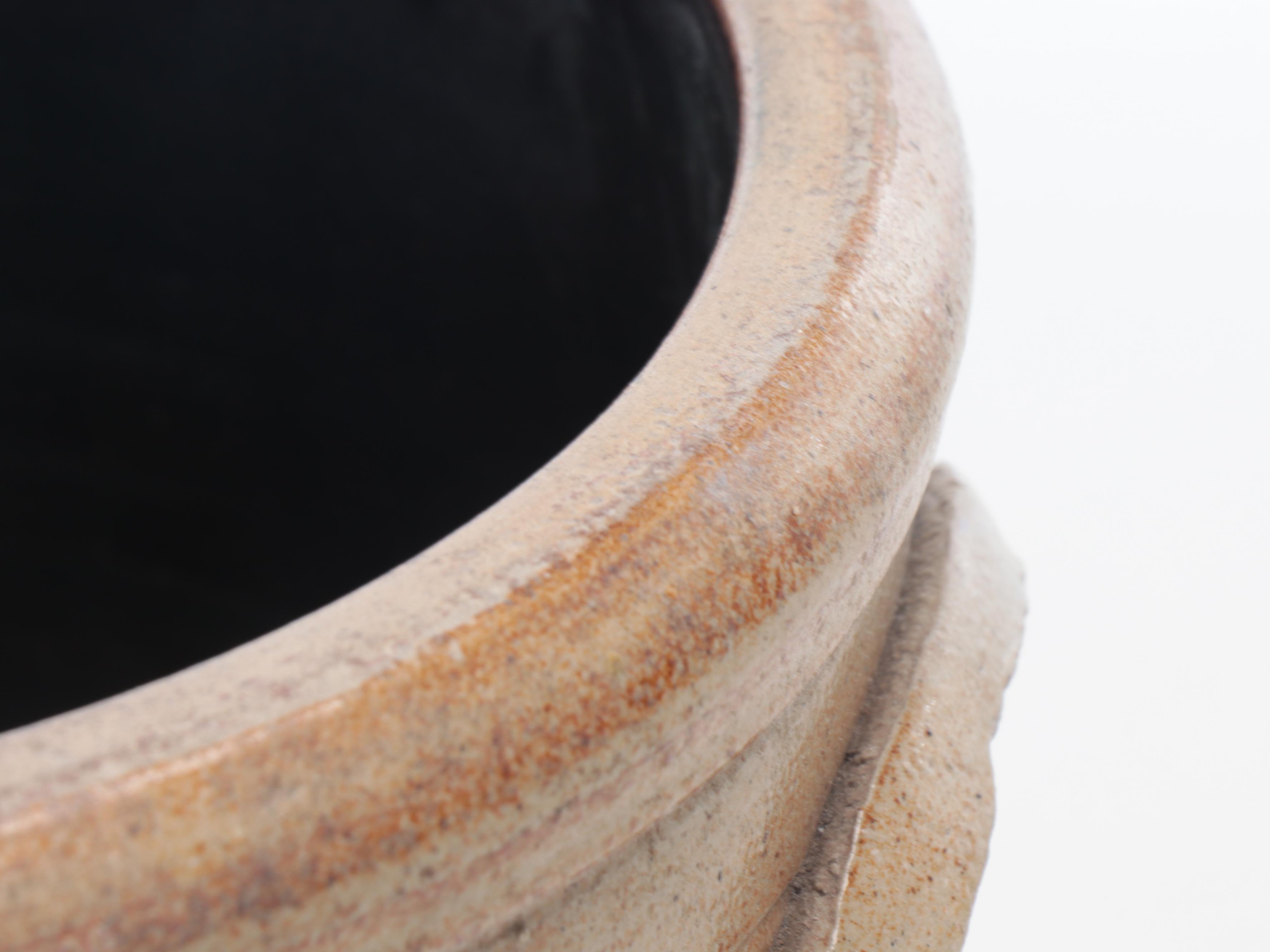 Red Wing Stoneware Crock with Cobalt Freehand Bee Sting Design