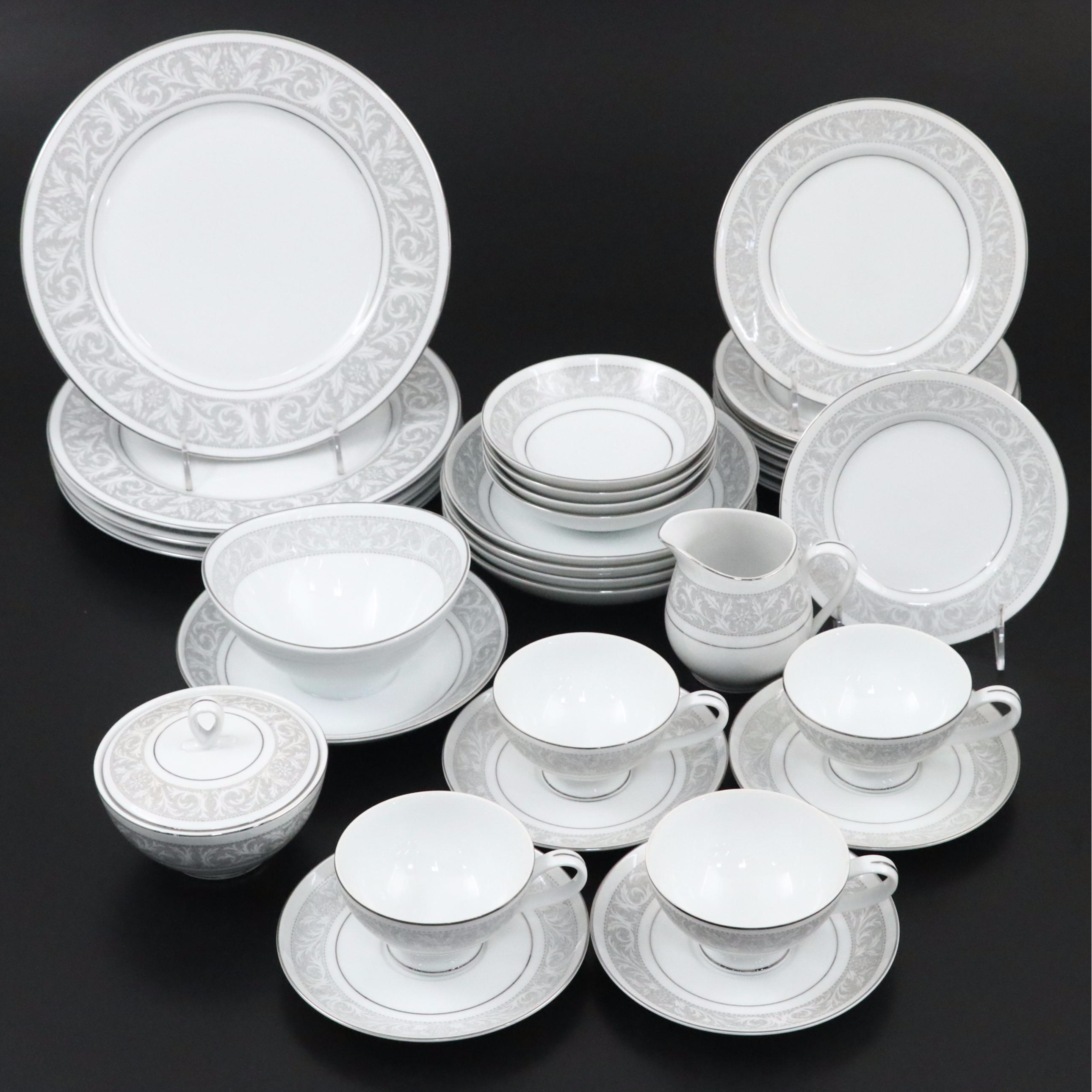 W. Dalton for Imperial China "Whitney" Porcelain Dinnerware, Late 20th Century