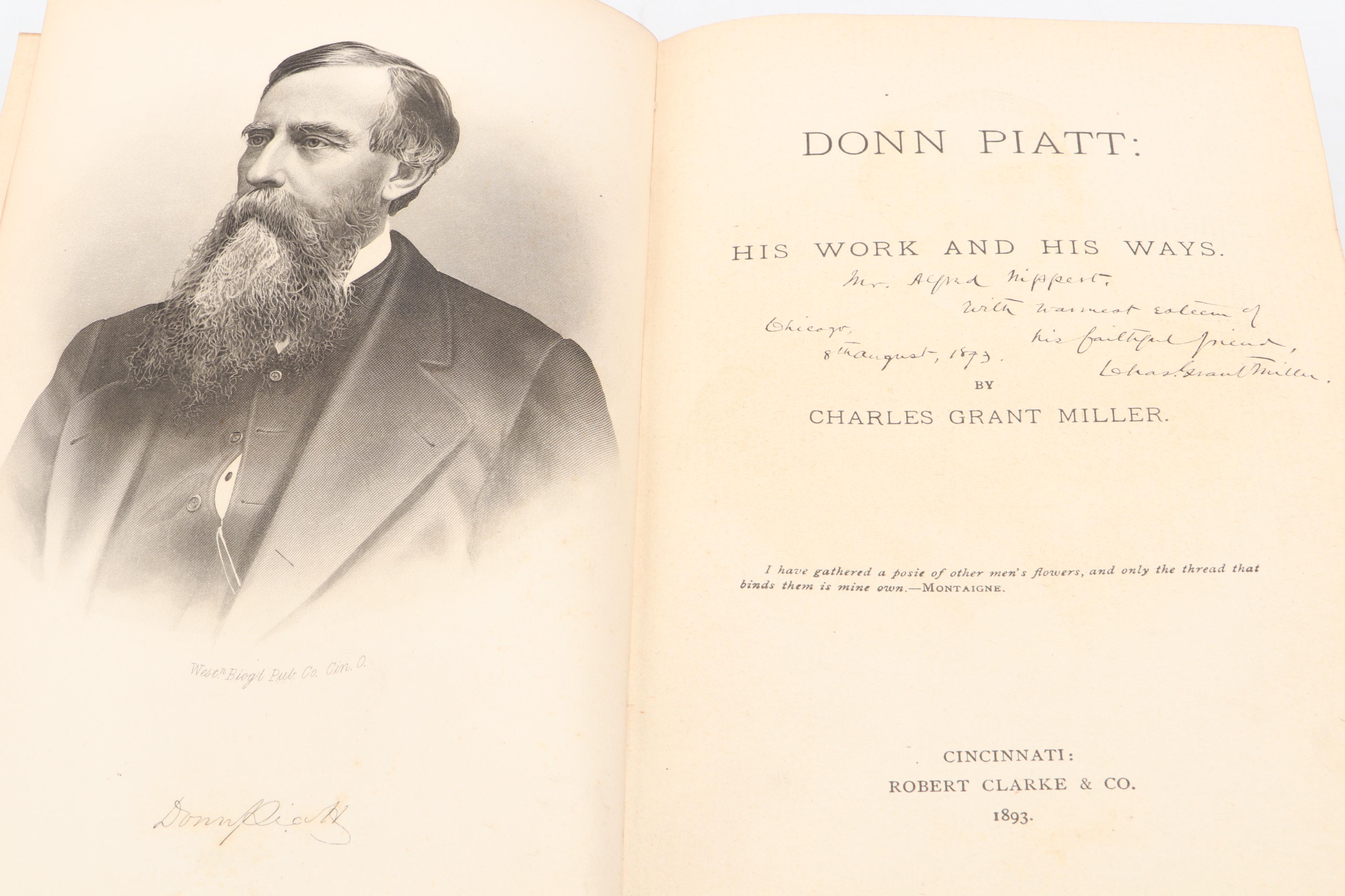 Signed "William Henry Harrison" by James A. Green and More Nonfiction Books