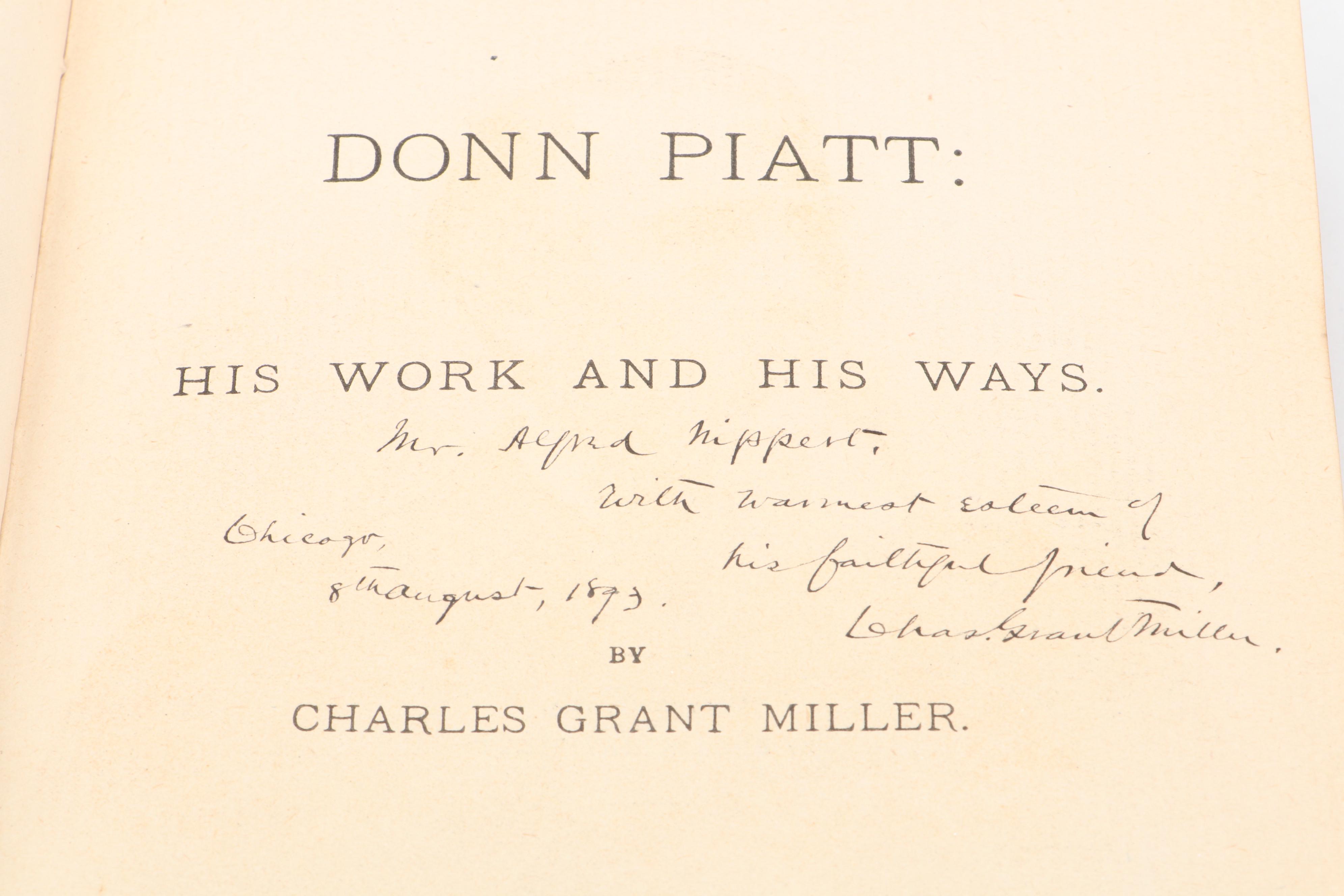 Signed "William Henry Harrison" by James A. Green and More Nonfiction Books