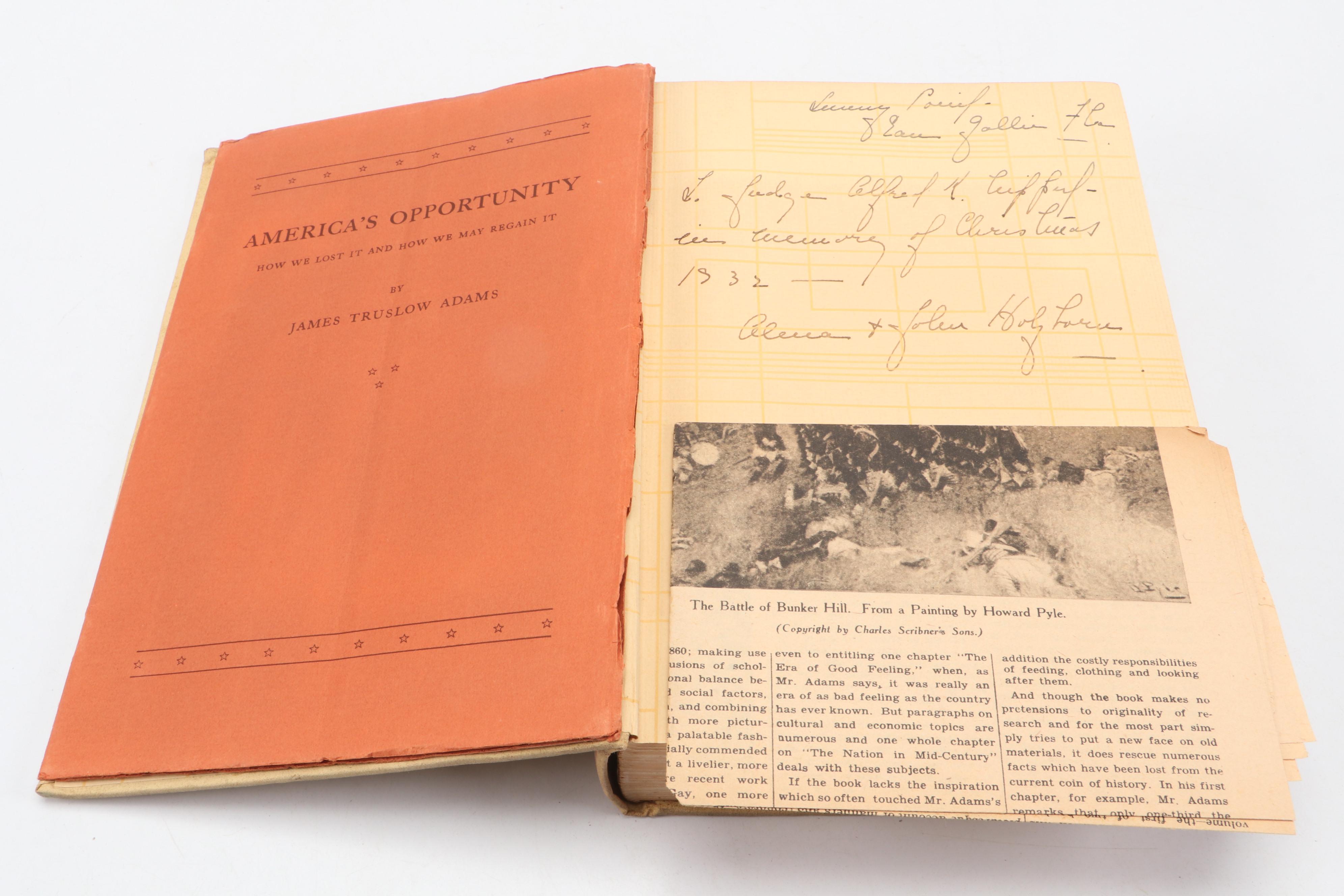 Signed "William Henry Harrison" by James A. Green and More Nonfiction Books