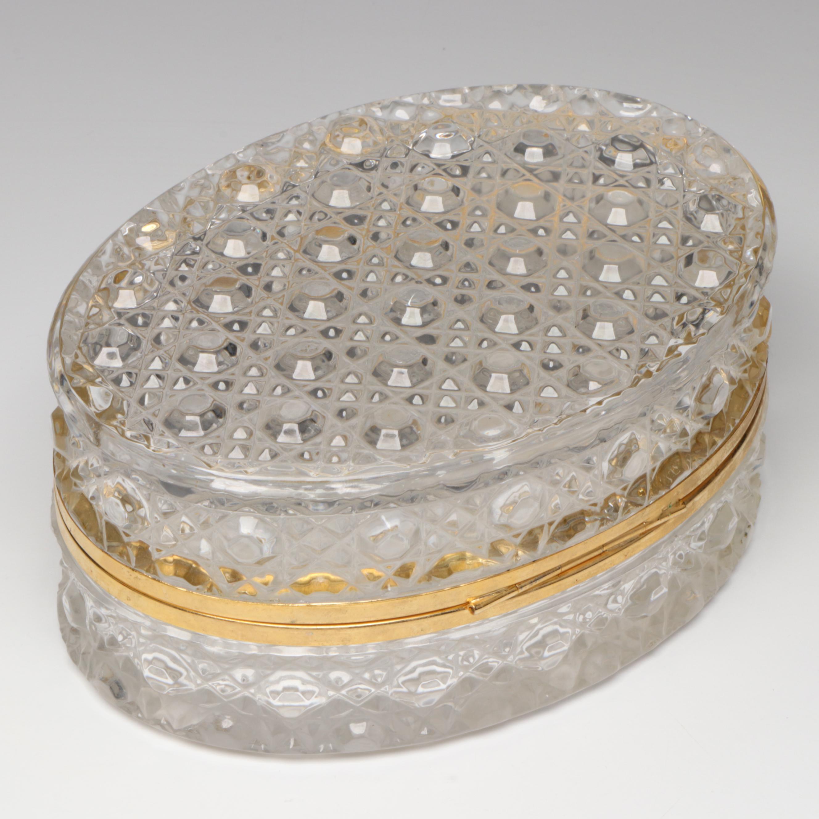 Sivei "Victorian Glass" Enameled Glass Vase with More Table Accessories