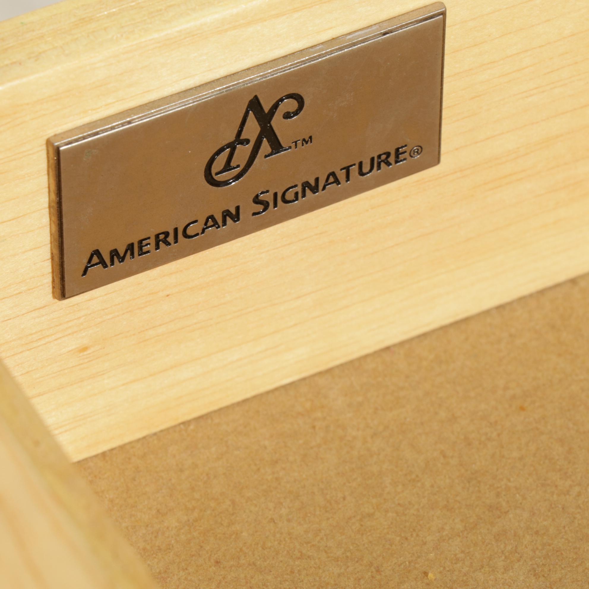 American Signature Wood Cabinet, 21st Century