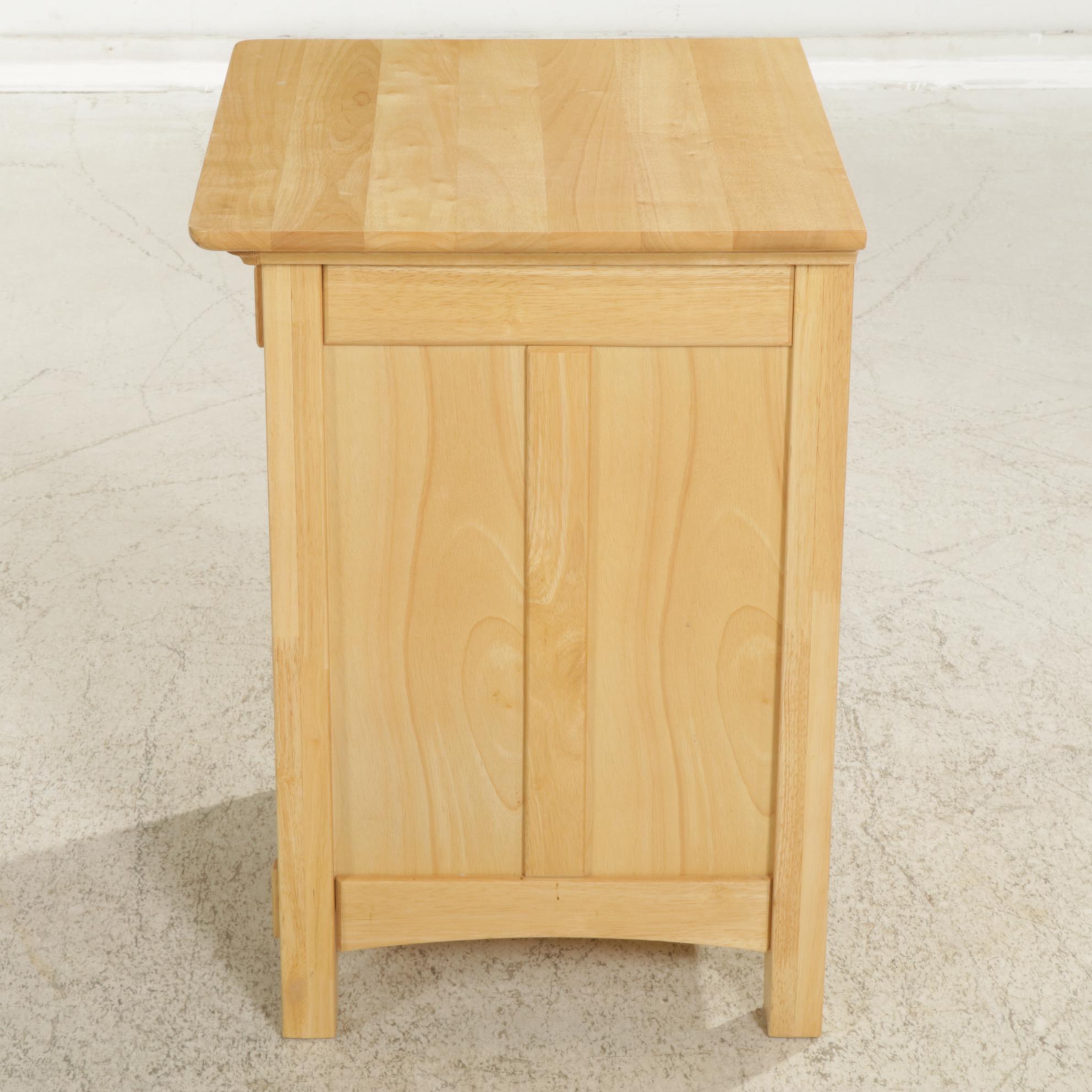 American Signature Wood Cabinet, 21st Century