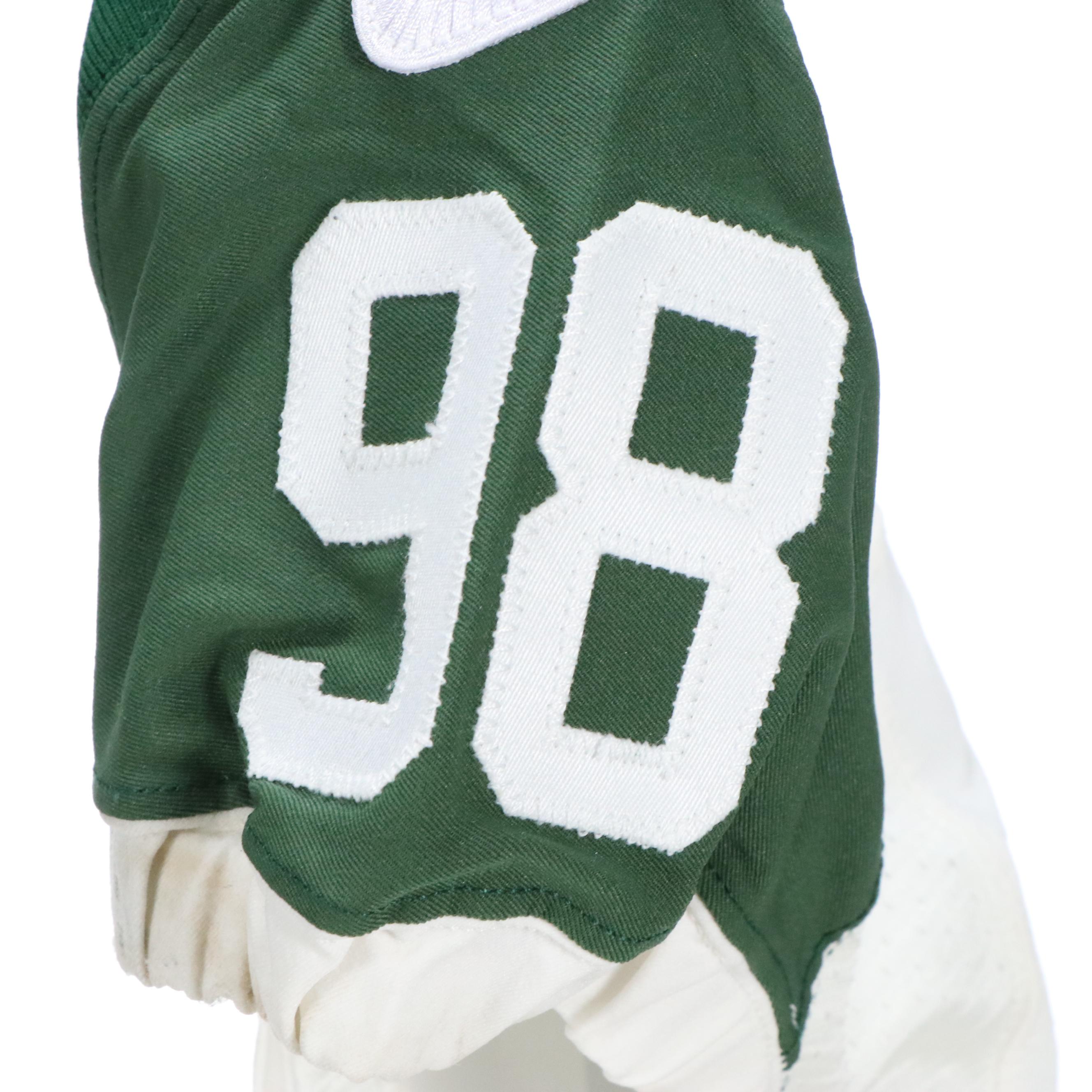 Quinton Coples Game Worn and Signed New York Jets Football Nike Jersey, PSA