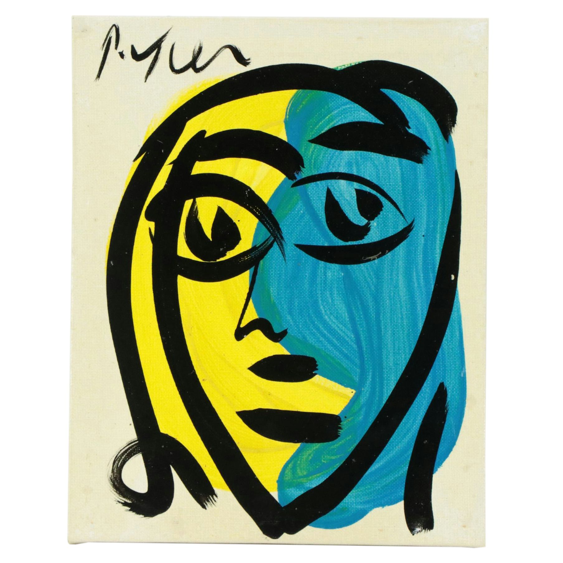 Peter Robert Keil Stylized Acrylic Portrait