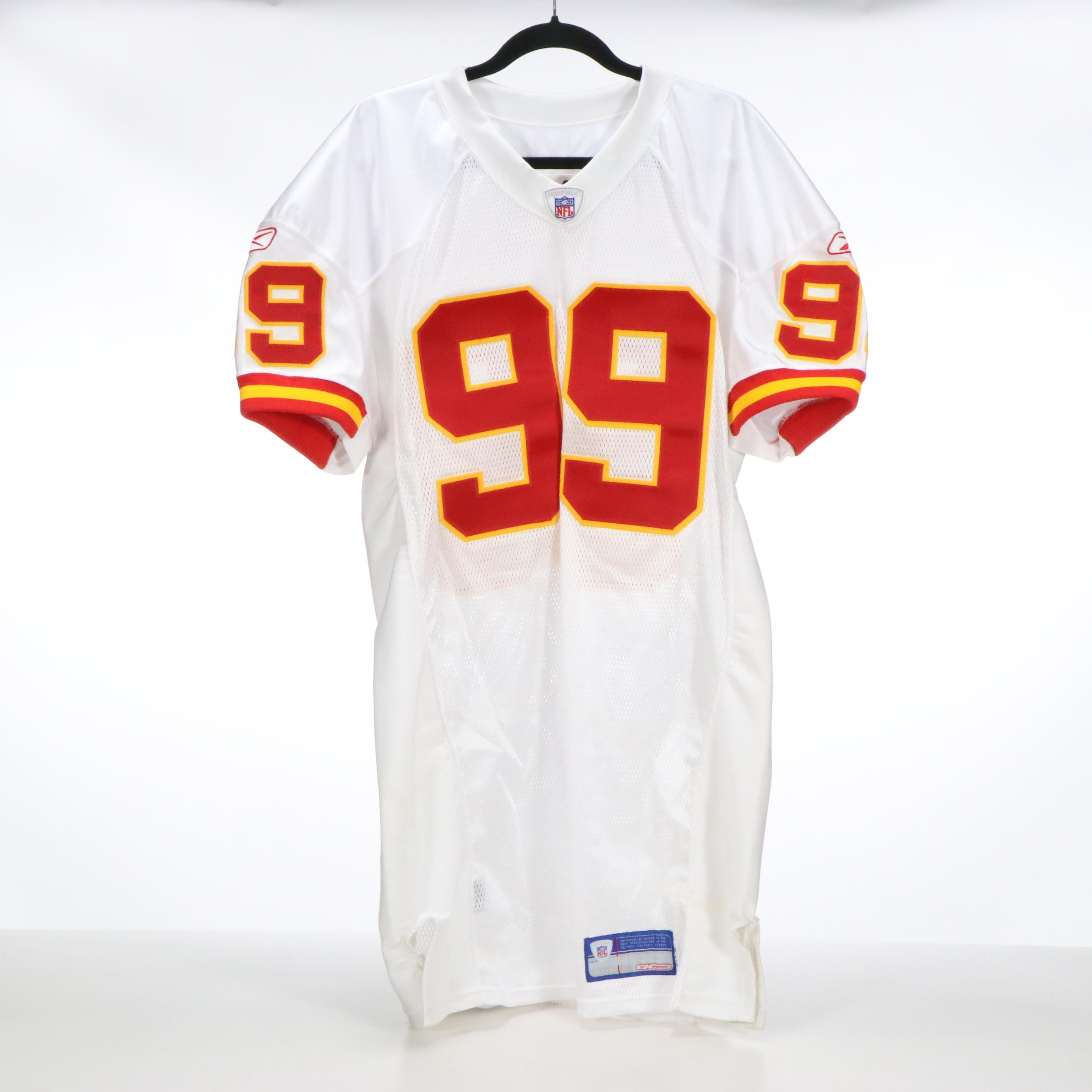 Vonnie Holliday Player Issued Kansas City Chiefs Jersey with Signed Football
