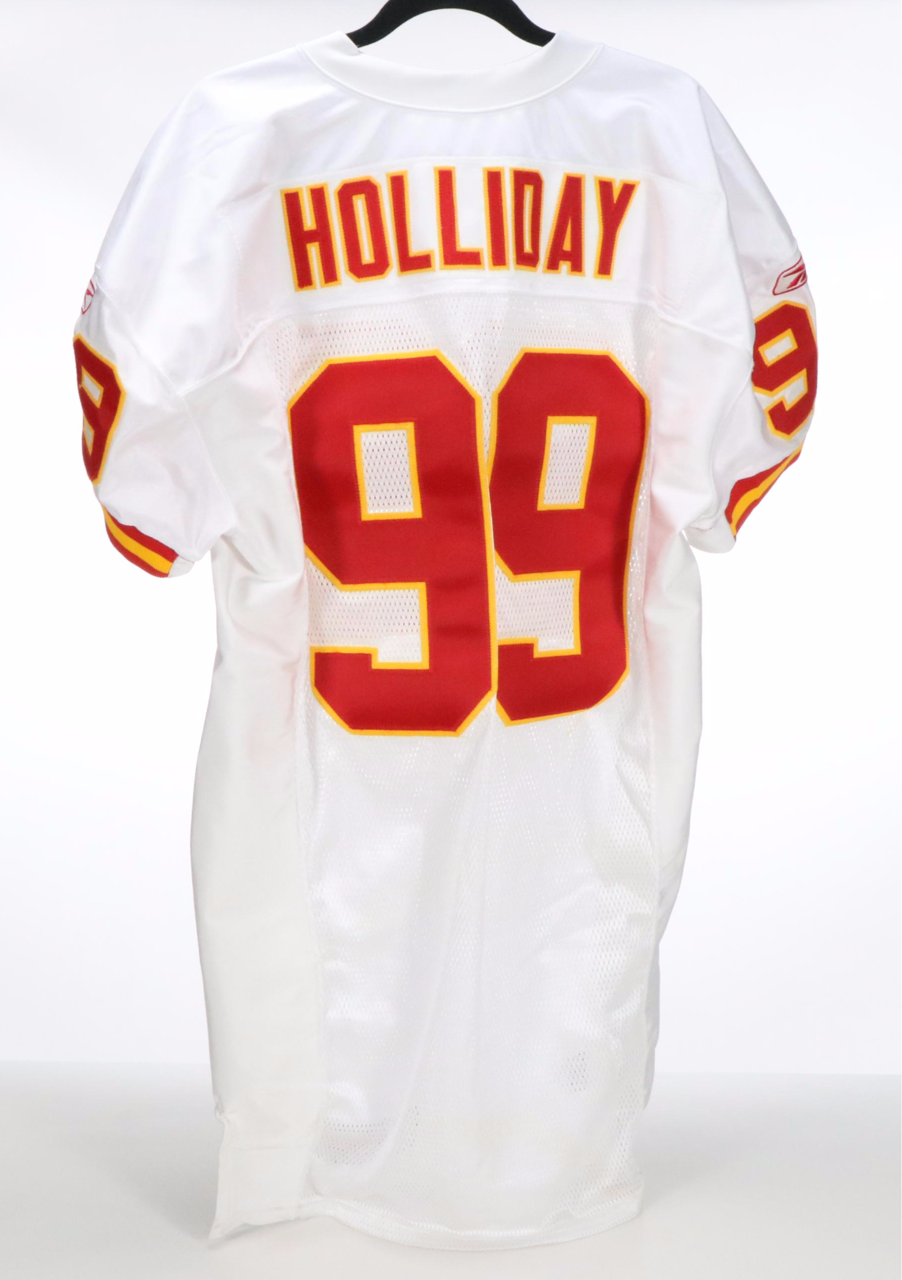 Vonnie Holliday Player Issued Kansas City Chiefs Jersey with Signed Football