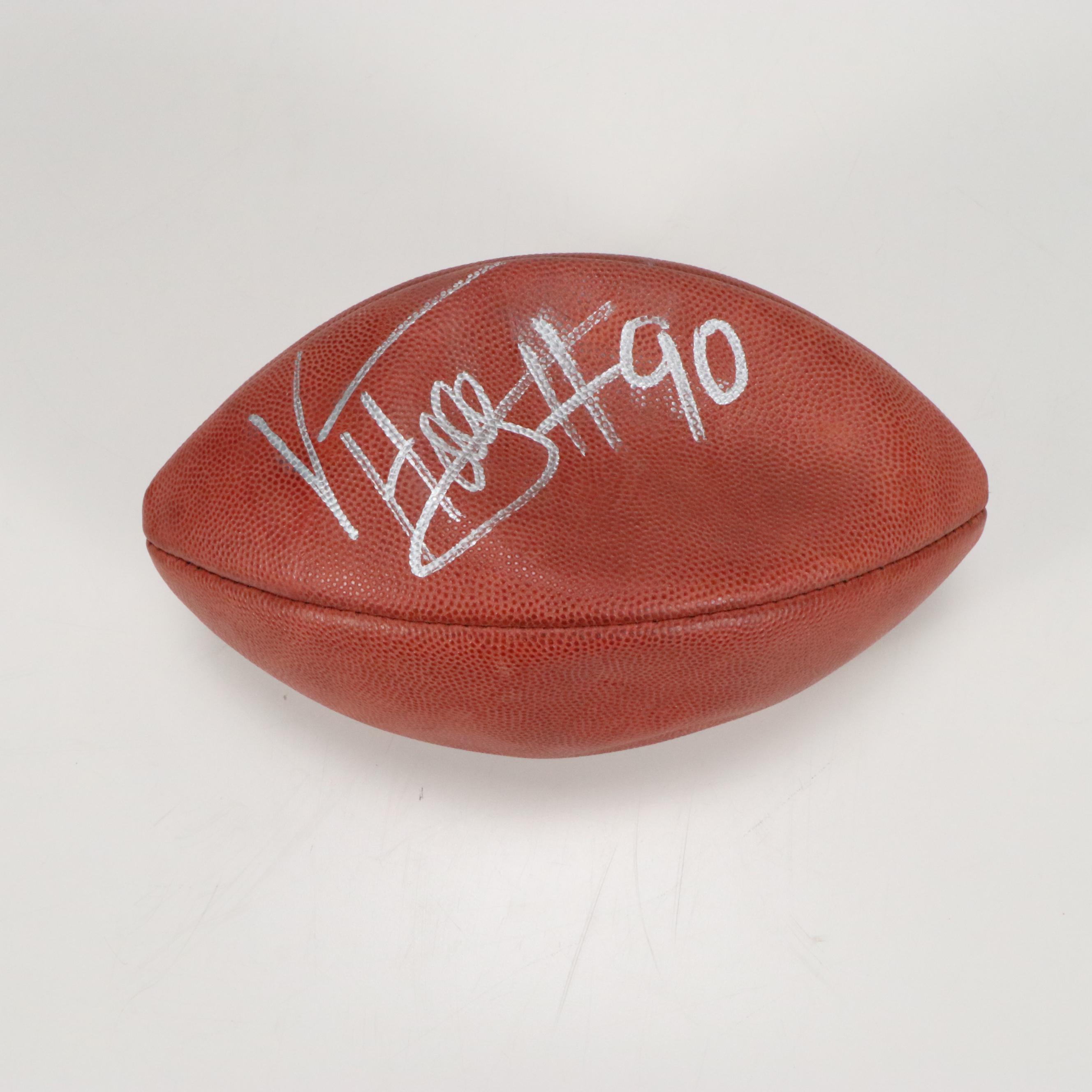 Vonnie Holliday Player Issued Kansas City Chiefs Jersey with Signed Football