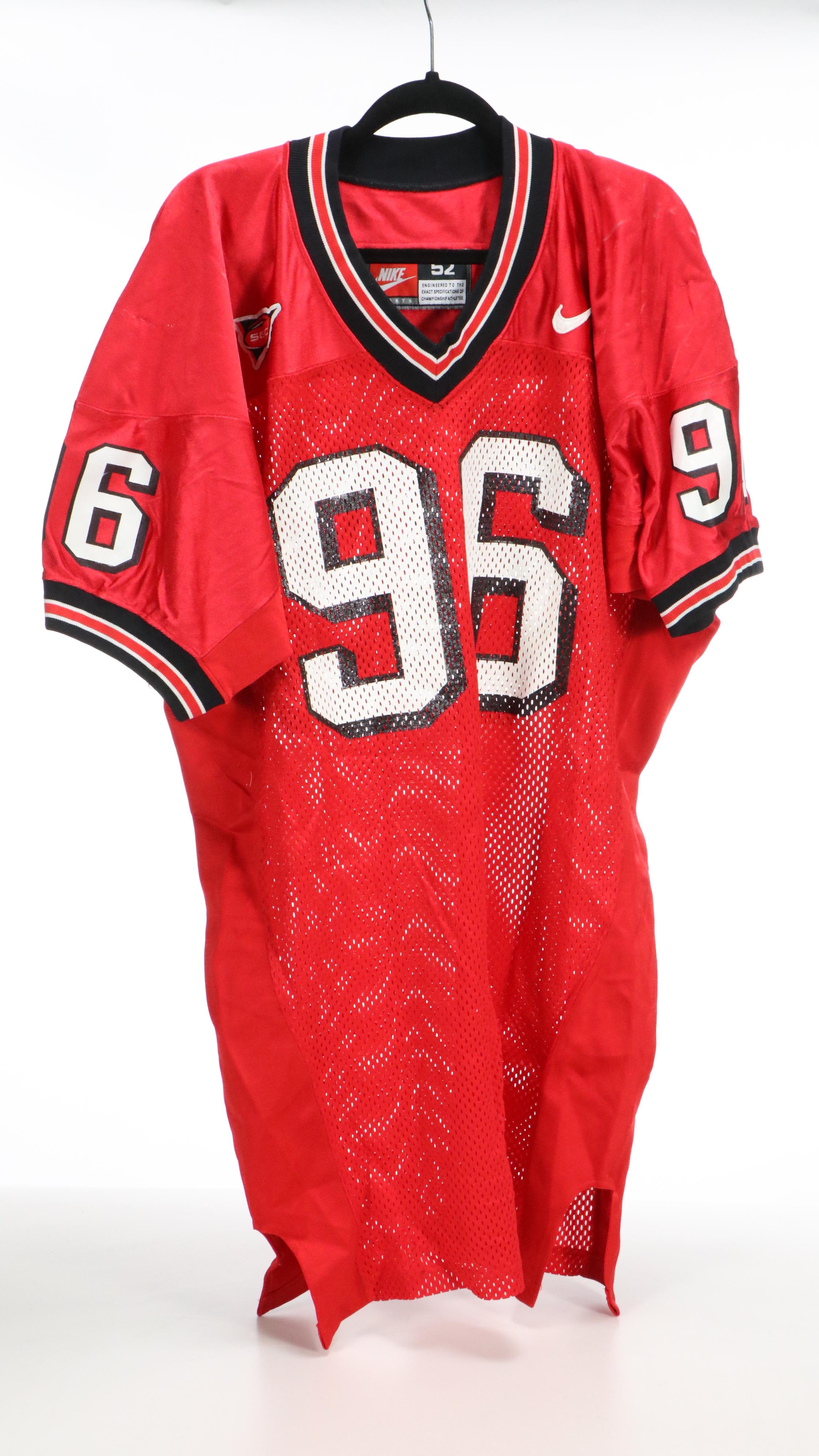 University of Georgia Player Issued Jerseys with David Greene Signed Football