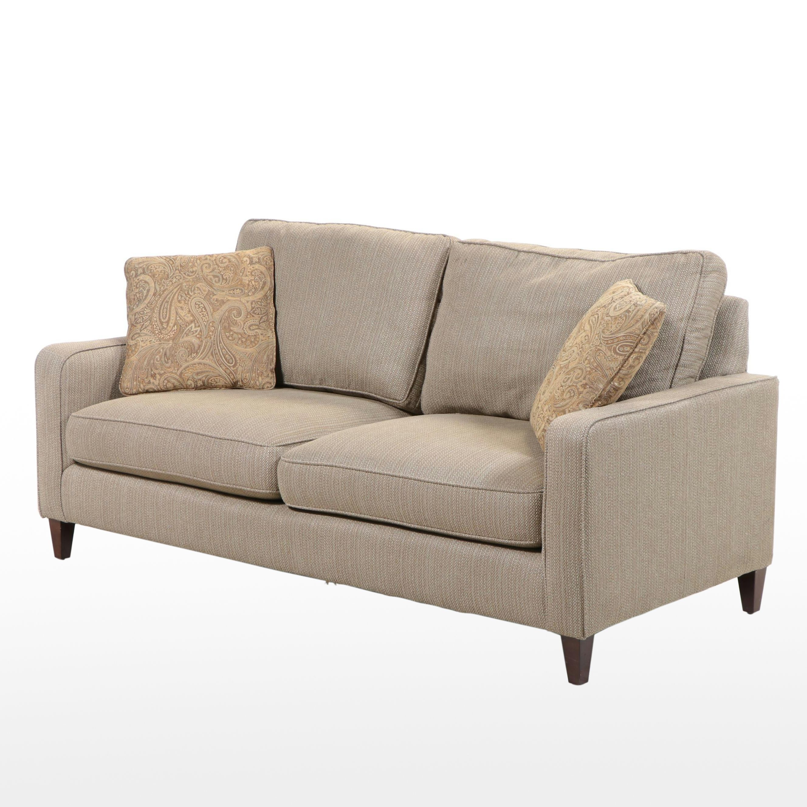 David A. Millet for Century Furniture Fabric Upholstered Sofa