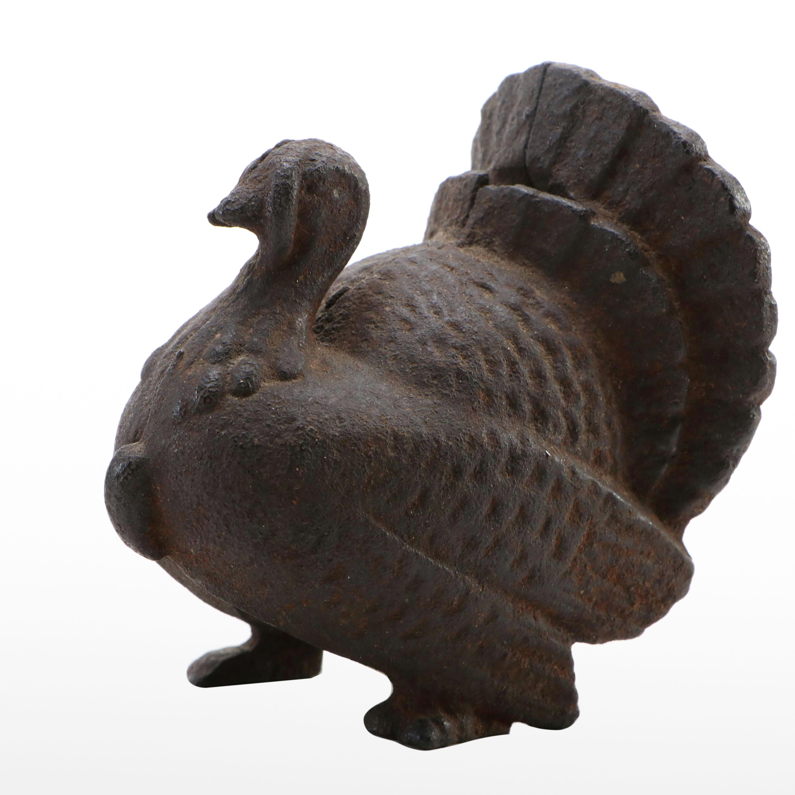 A. C. Williams Cast Iron Turkey Bank, Early 20th Century