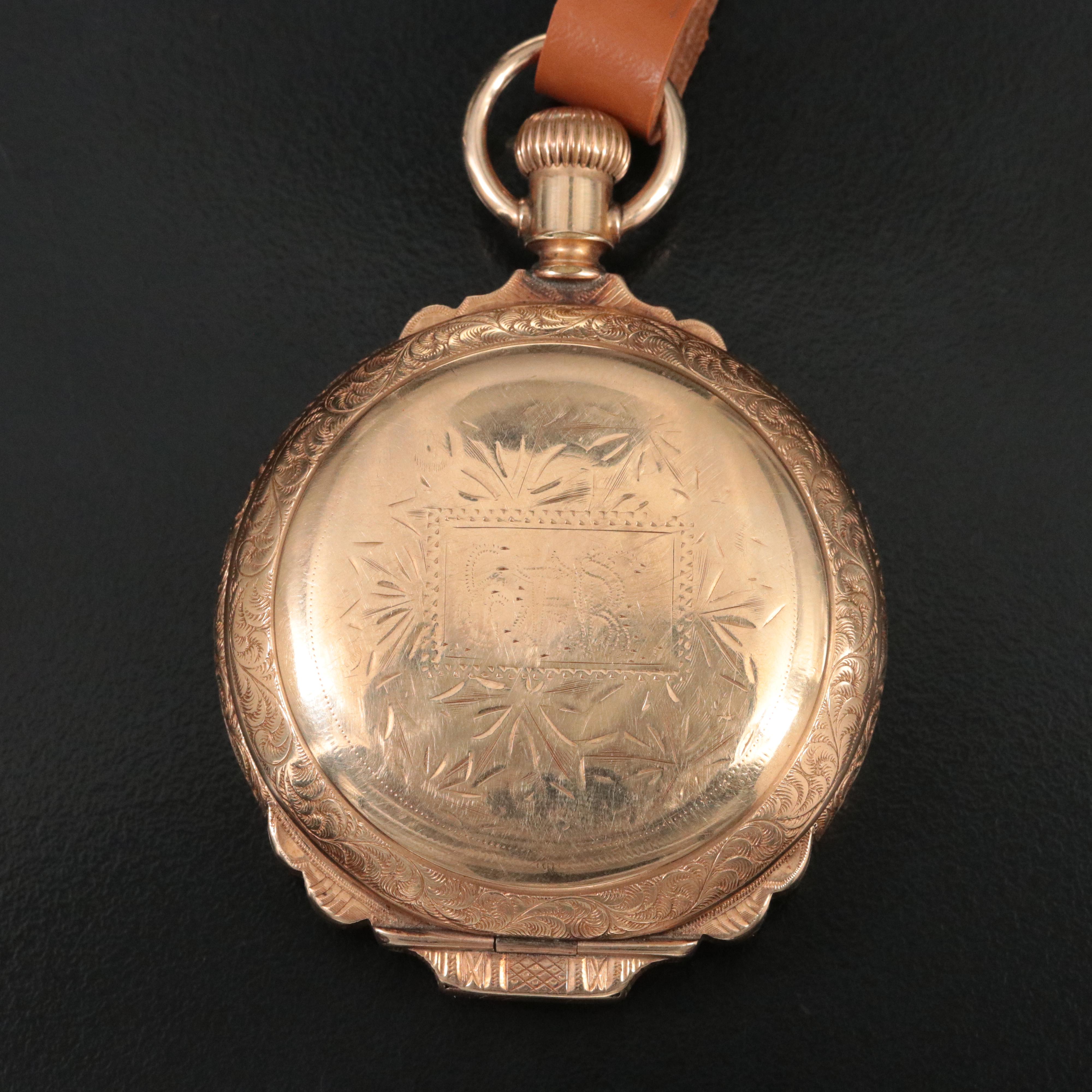 Rockford Watch Co. Gold-Plated Pocket Watch