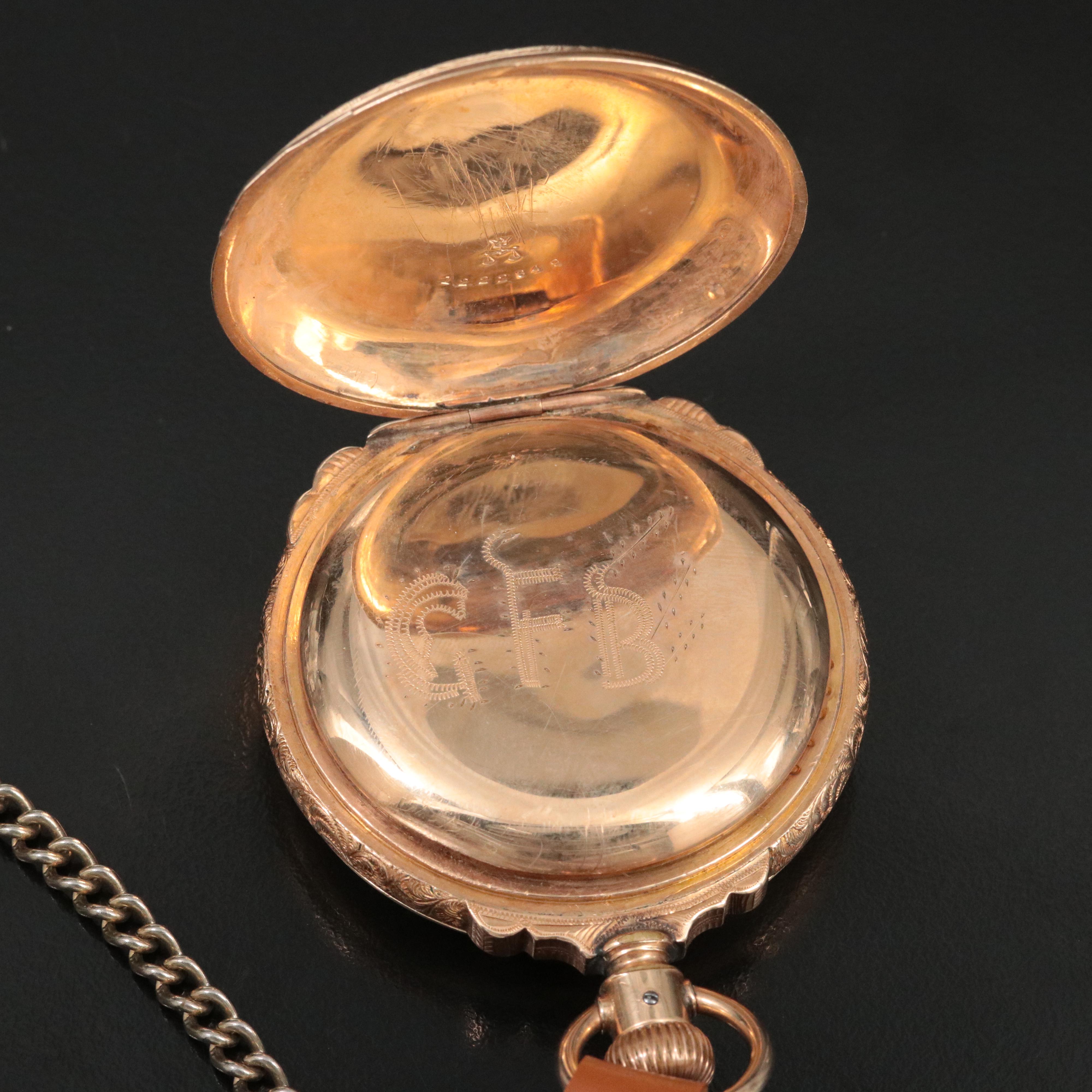 Rockford Watch Co. Gold-Plated Pocket Watch