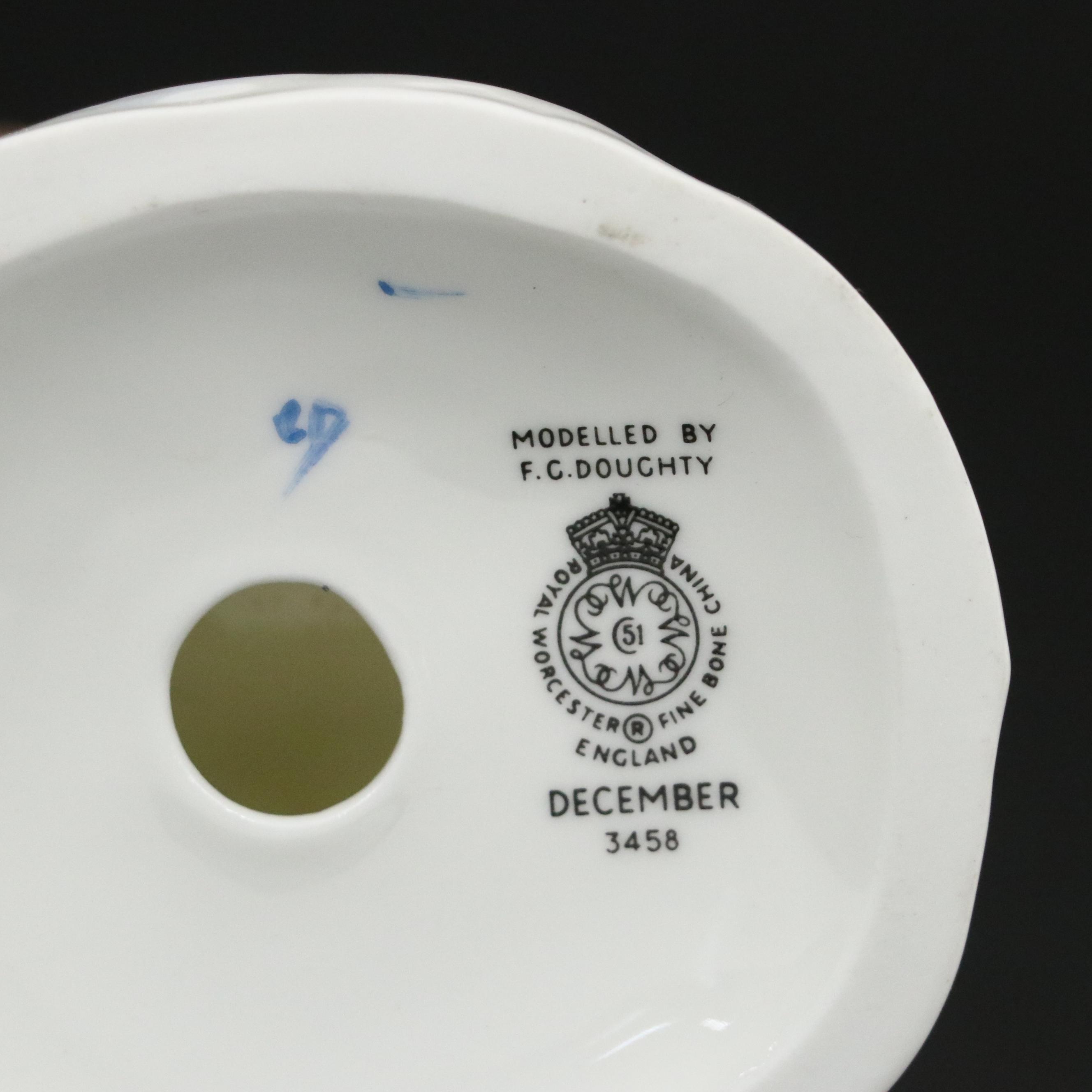 Royal Worcester Bone China Months of The Year "January," "December" and More