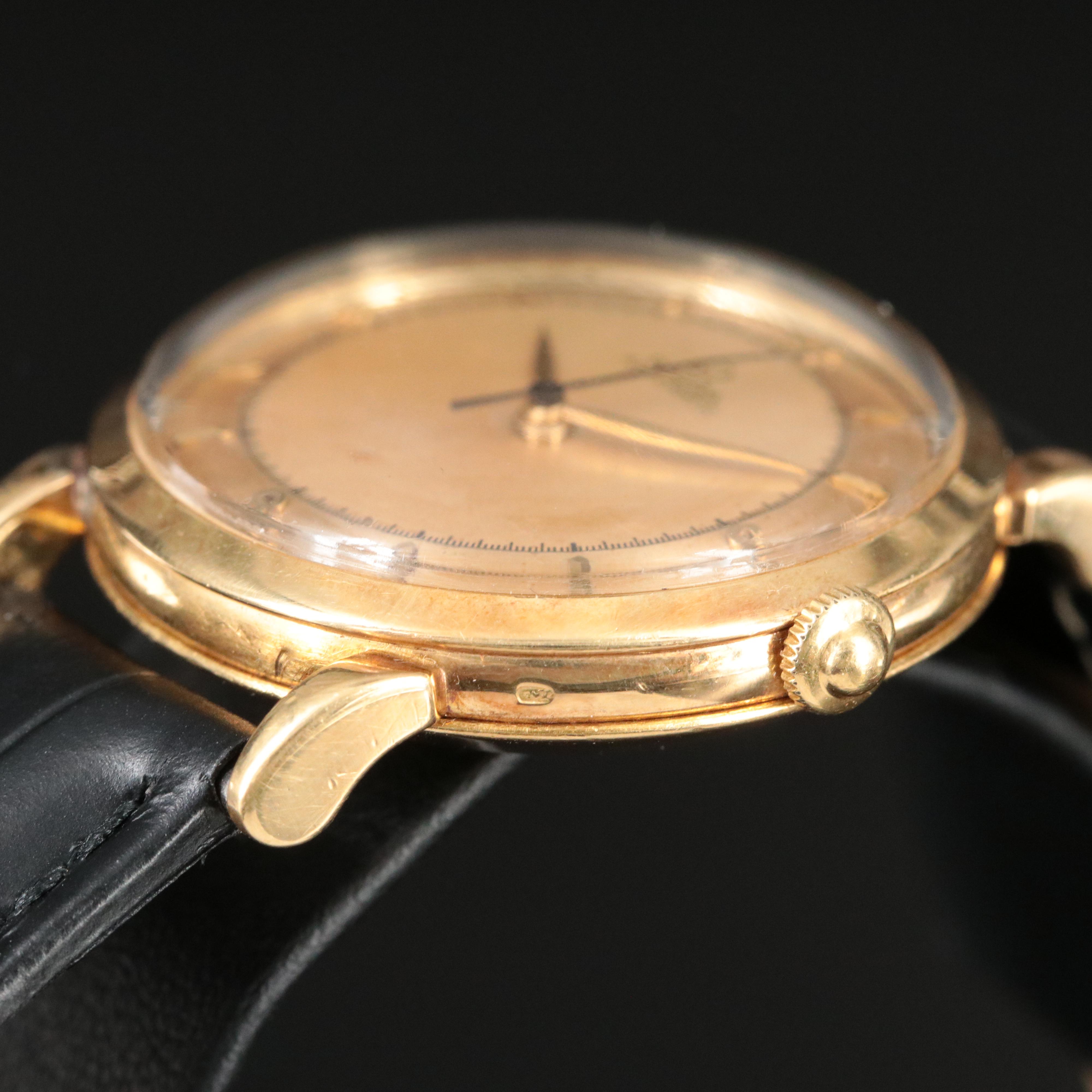 Vintage 18K Omega Bumper Automatic Watch